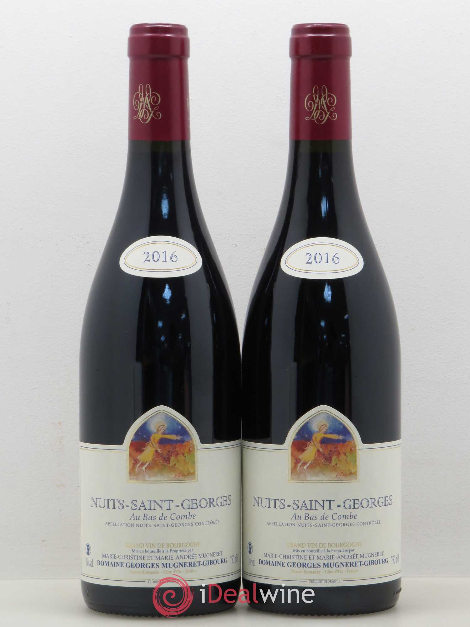 Nuits-Saint-Georges Mugneret-Gibourg (Domaine) Aux bas de Combe 2016 - Lot de 2 bouteilles - 0
