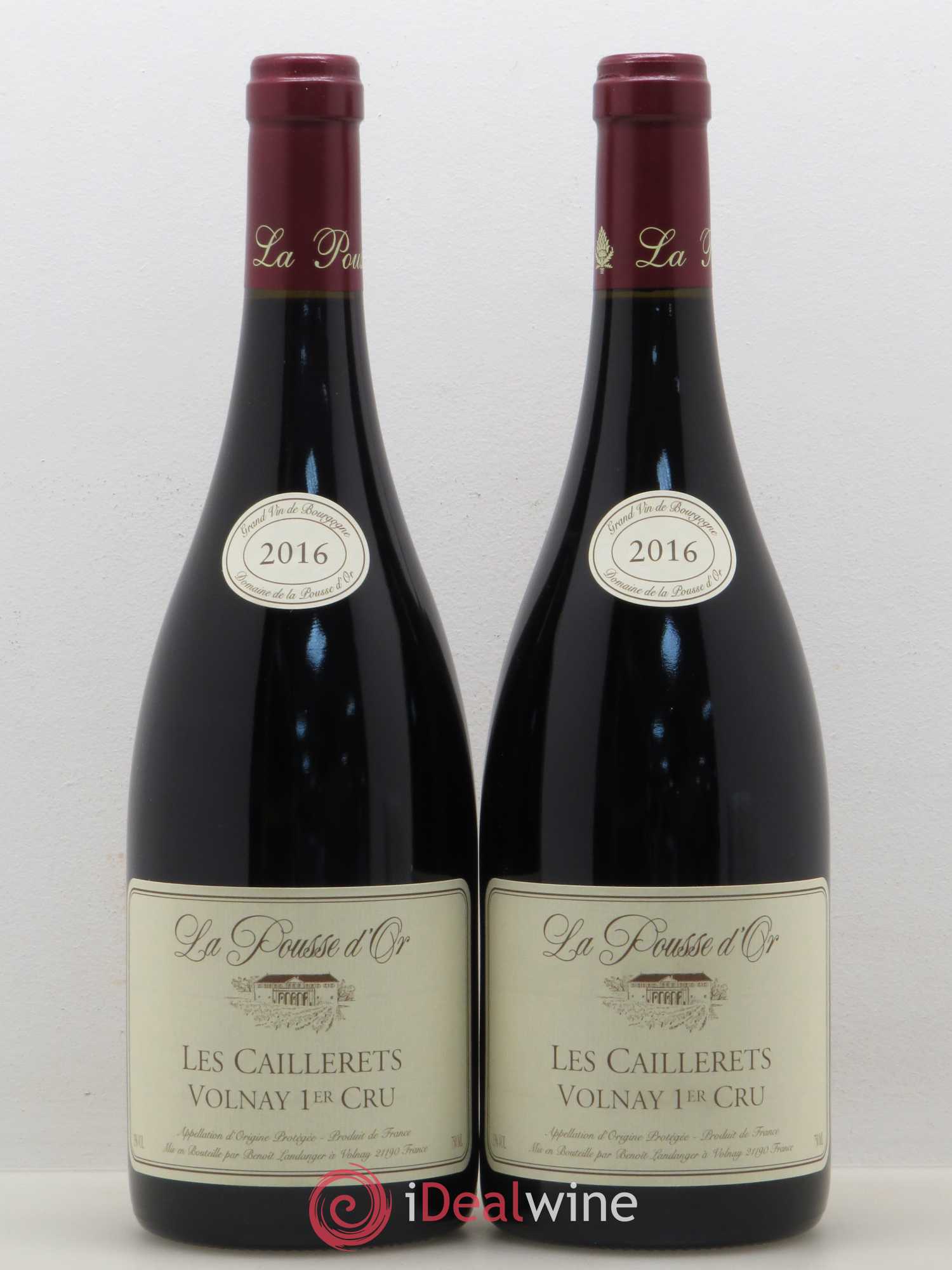Volnay 1er Cru Les Caillerets La Pousse d'Or (Domaine de) 2016 - Lot de 2 bouteilles - 0