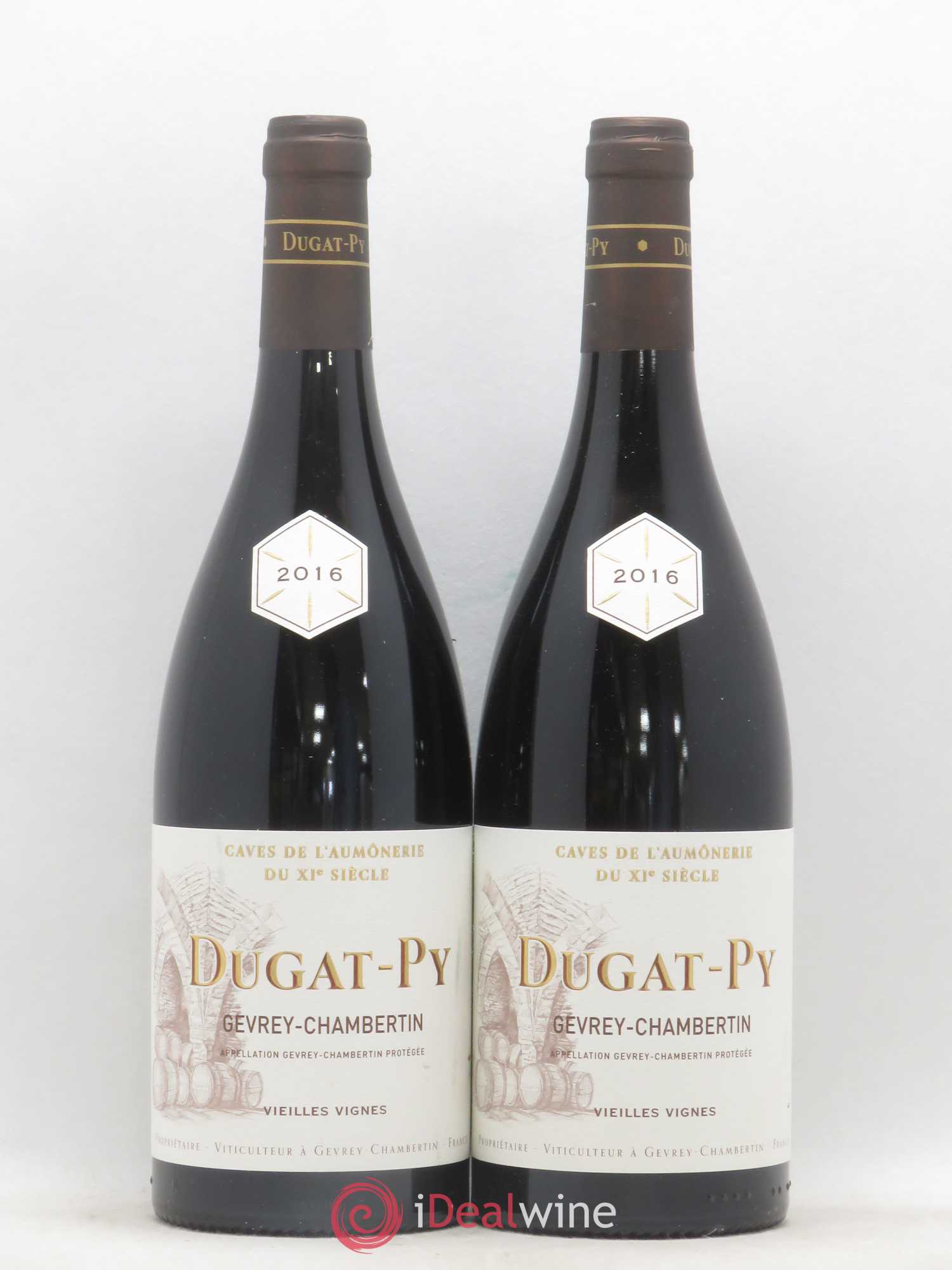 Gevrey-Chambertin Vieilles Vignes Dugat-Py 2016 - Lot de 2 bouteilles - 0