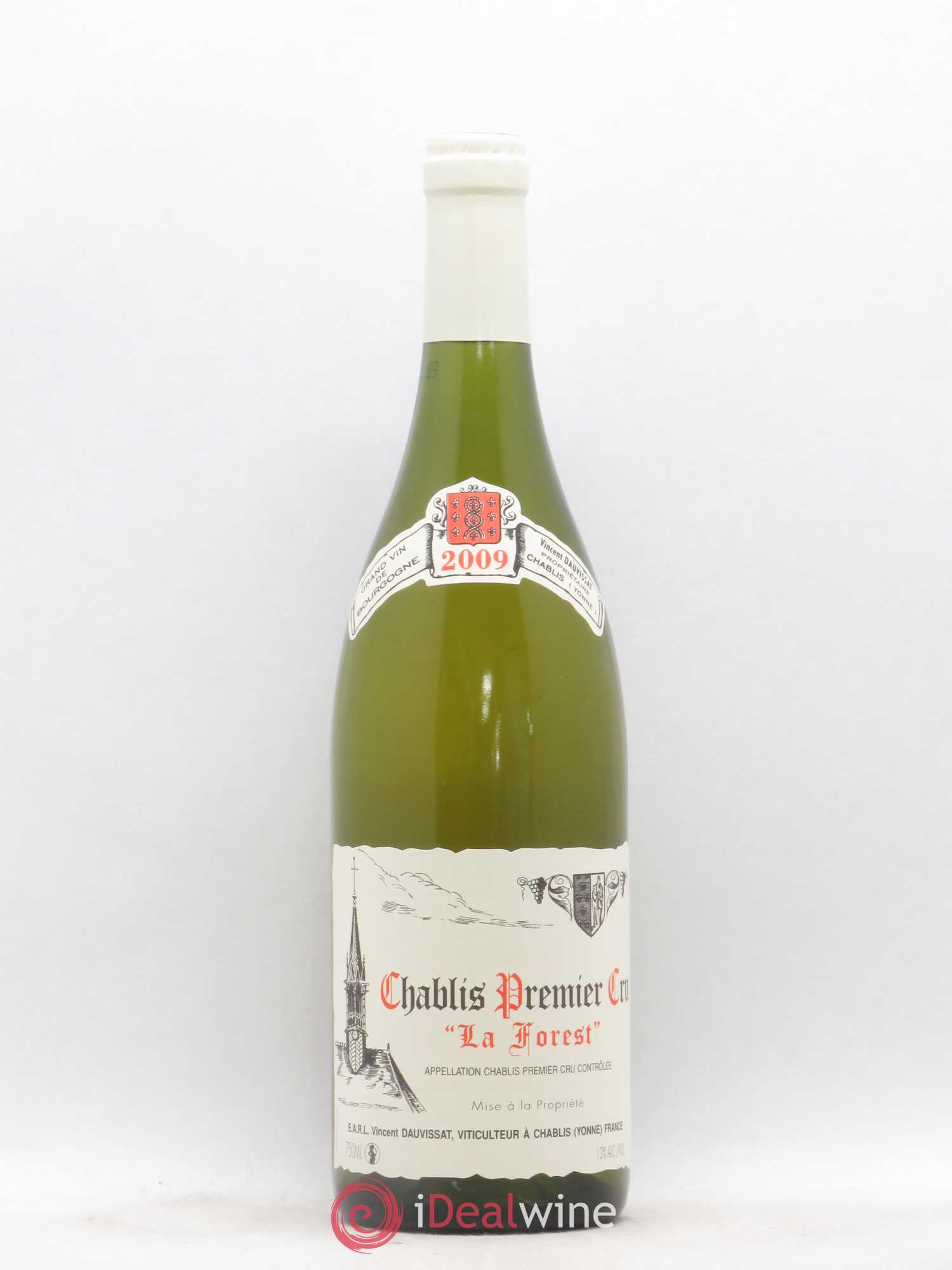 Chablis 1er Cru La Forest Vincent Dauvissat (Domaine) 2009 - Lot de 1 bouteille - 0