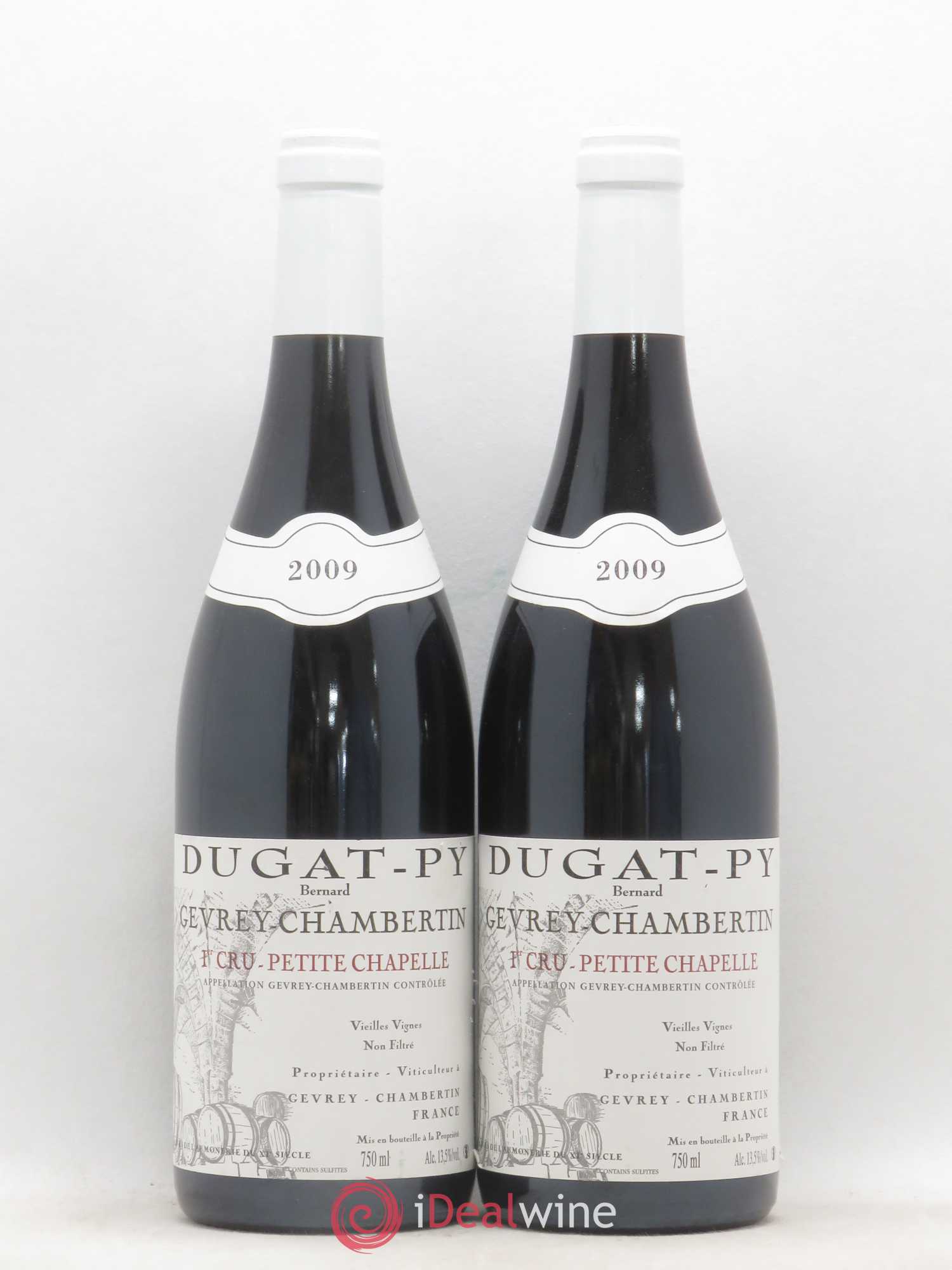 Gevrey-Chambertin 1er Cru Petite Chapelle Vieilles Vignes Dugat-Py 2009 - Lot de 2 bouteilles - 0
