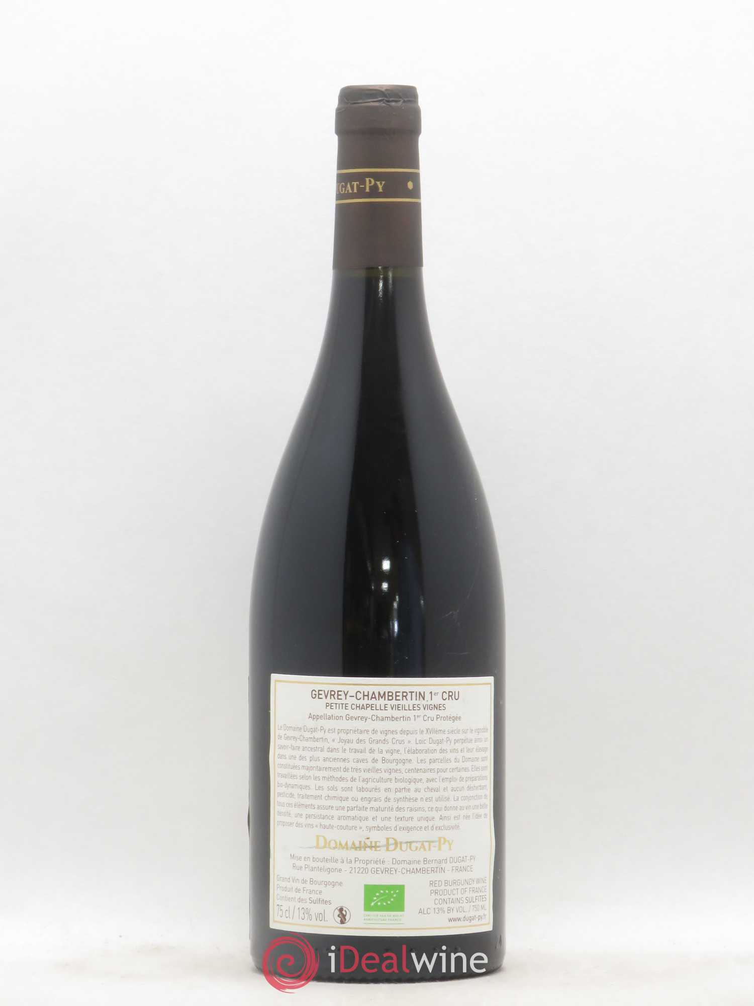 Gevrey-Chambertin 1er Cru Petite Chapelle Vieilles Vignes Dugat-Py 2016 - Lot de 1 bouteille - 1
