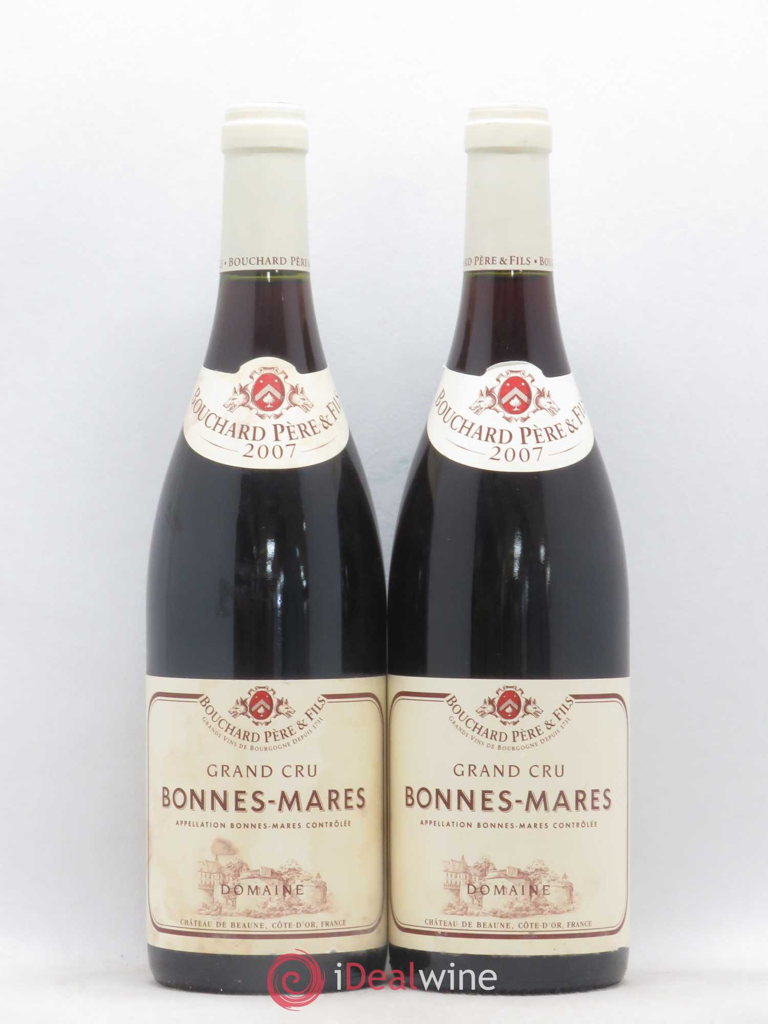 Bonnes-Mares Grand Cru Bouchard Père & Fils 2007 - Lot de 2 bouteilles - 0