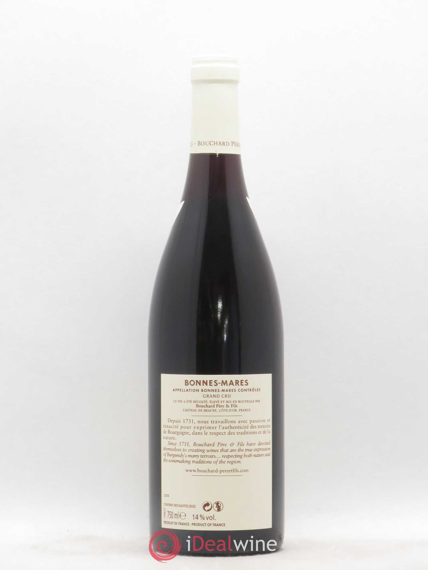 Bonnes-Mares Grand Cru Bouchard Père & Fils 2009 - Lot de 1 bouteille - 1