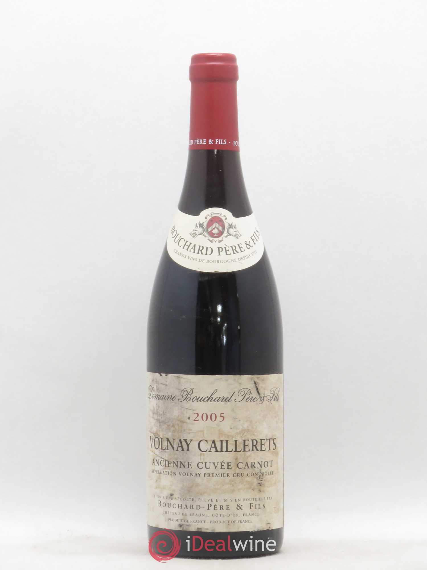 Volnay 1er Cru Caillerets - Ancienne Cuvée Carnot Bouchard Père & Fils 2005 - Lot de 1 bouteille - 0