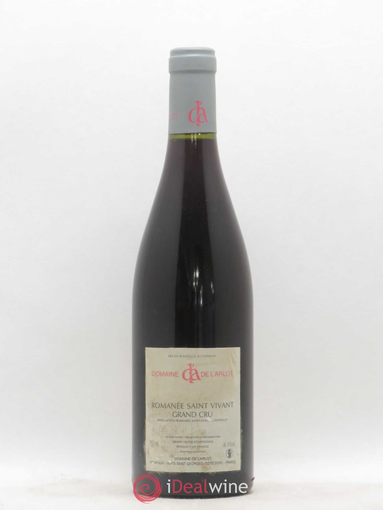 Romanée-Saint-Vivant Grand Cru Domaine de l'Arlot 2005 - Lot de 1 bouteille - 1