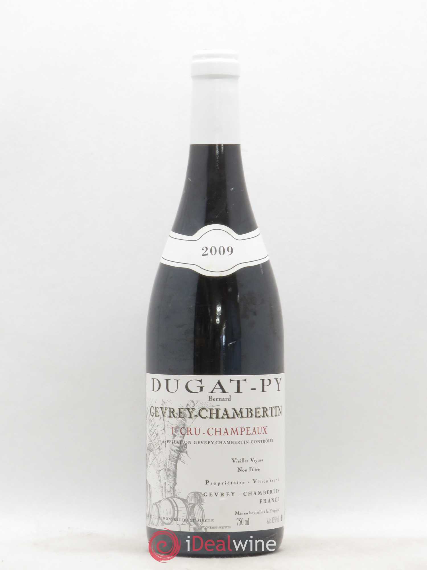 Gevrey-Chambertin 1er Cru Champeaux Dugat-Py Vieilles Vignes 2009 - Lot de 1 bouteille - 0