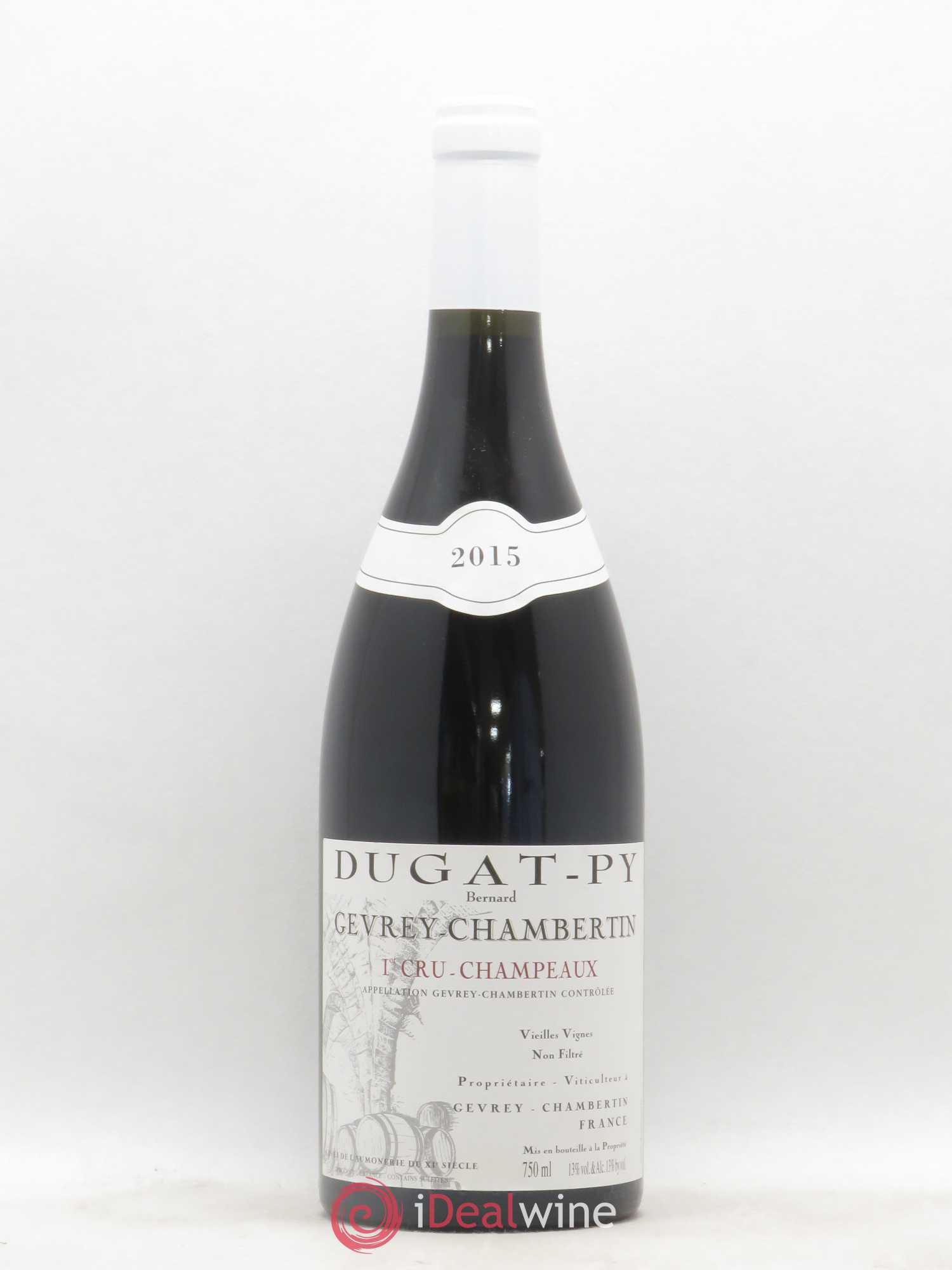 Gevrey-Chambertin 1er Cru Champeaux Dugat-Py Vieilles Vignes 2015 - Lot de 1 bouteille - 0