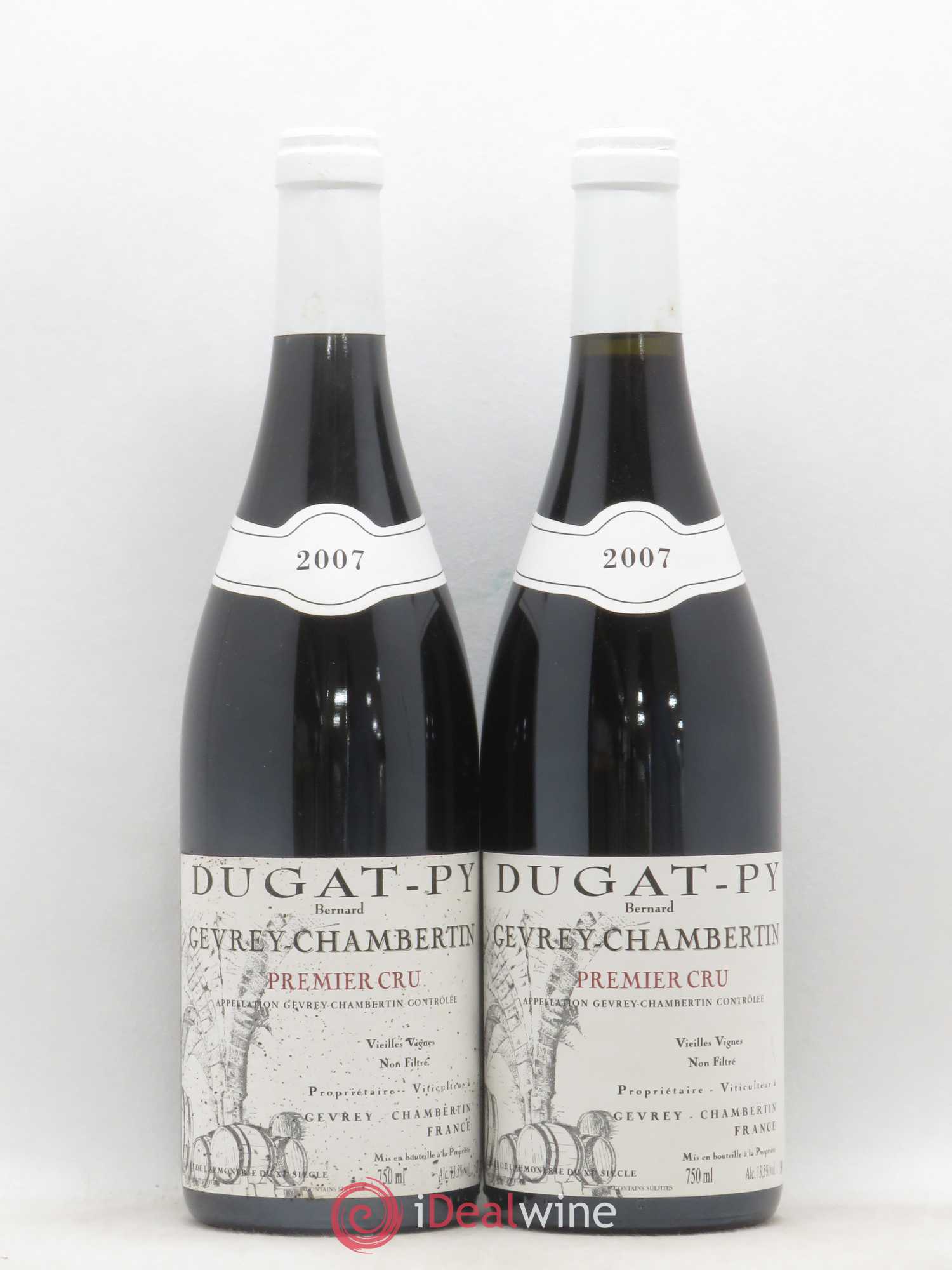 Gevrey-Chambertin 1er Cru Dugat-Py 2007 - Posten von 2 Flaschen - 0