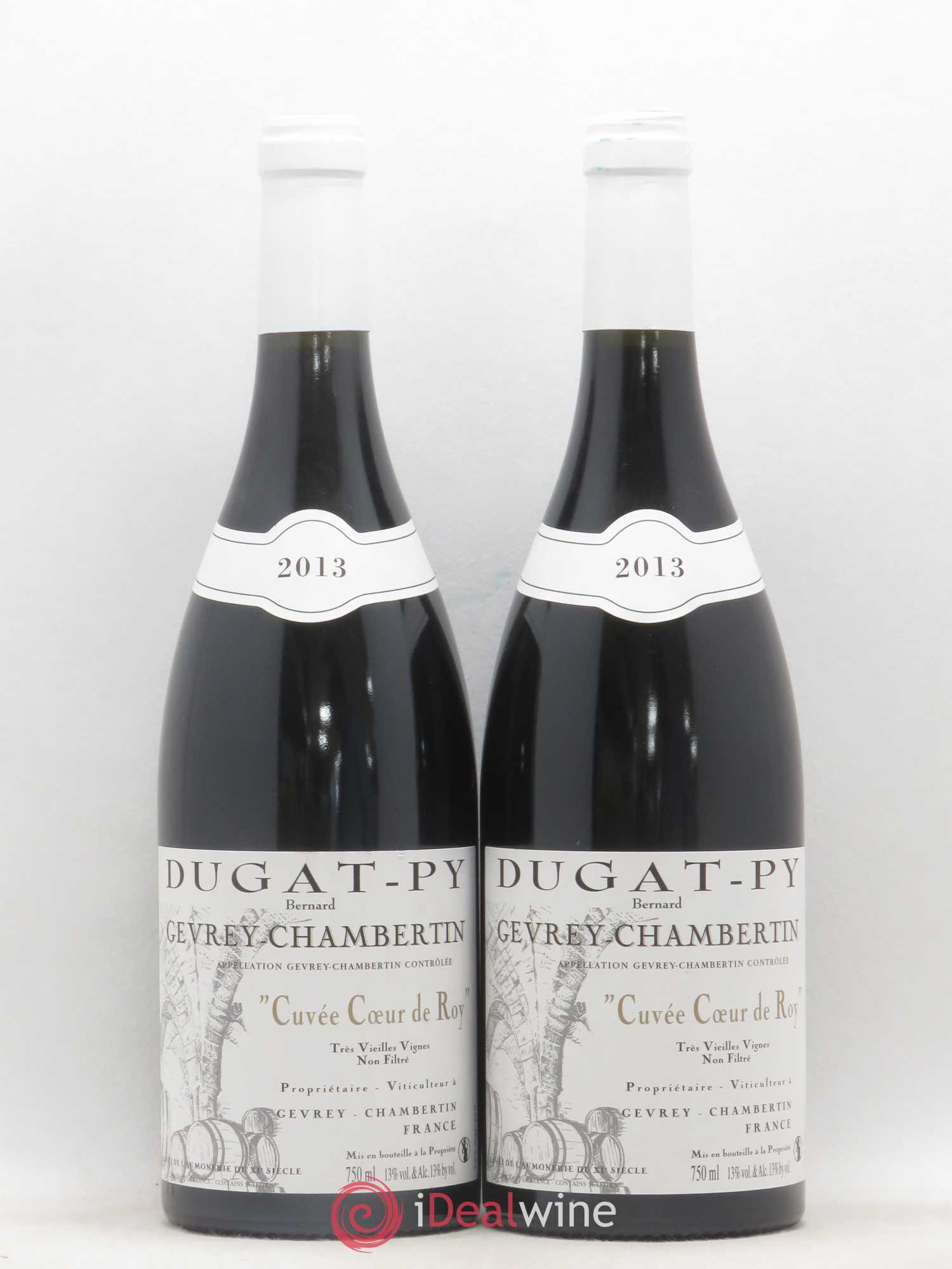 Gevrey-Chambertin Coeur de Roy Très Vieilles Vignes Dugat-Py 2013 - Lot de 2 bouteilles - 0