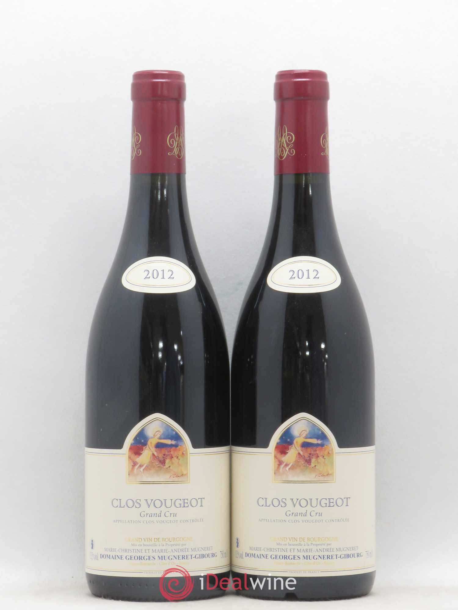 Clos de Vougeot Grand Cru Georges Mugneret-Gibourg (Domaine) 2012 - Lot de 2 bouteilles - 0
