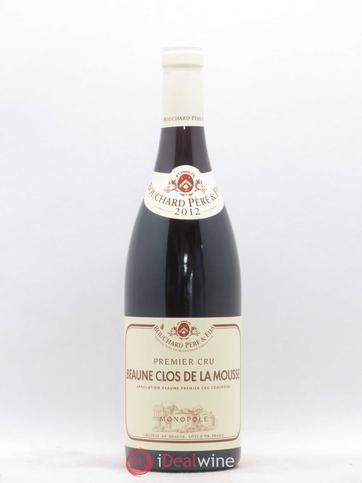 Beaune 1er Cru Clos de la Mousse Bouchard Père & Fils 2012 - Lot de 1 bouteille - 0