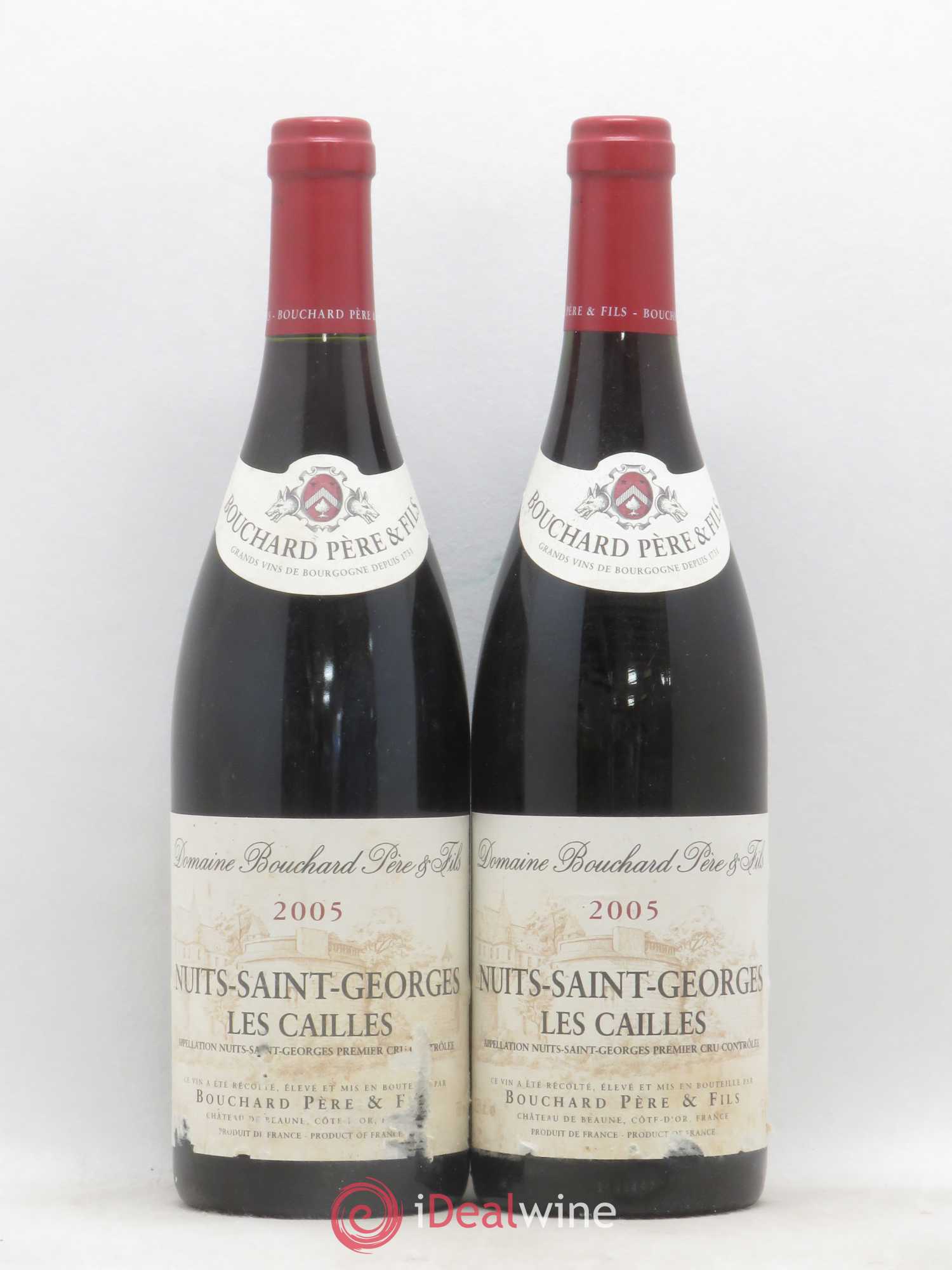 Nuits-Saint-Georges 1er Cru Les Cailles Bouchard Père & Fils 2005 - Lot de 2 bouteilles - 0