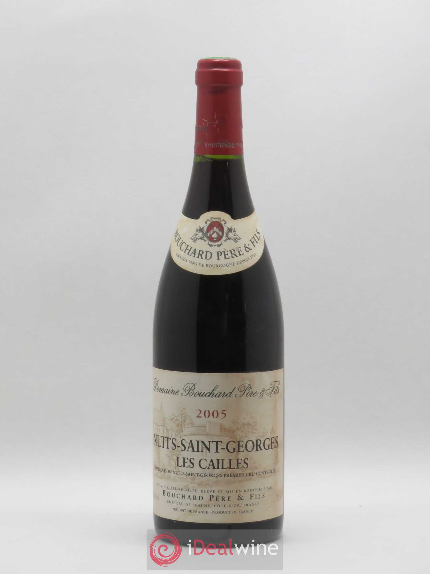 Nuits-Saint-Georges 1er Cru Les Cailles Bouchard Père & Fils 2005 - Lot de 1 bouteille - 0