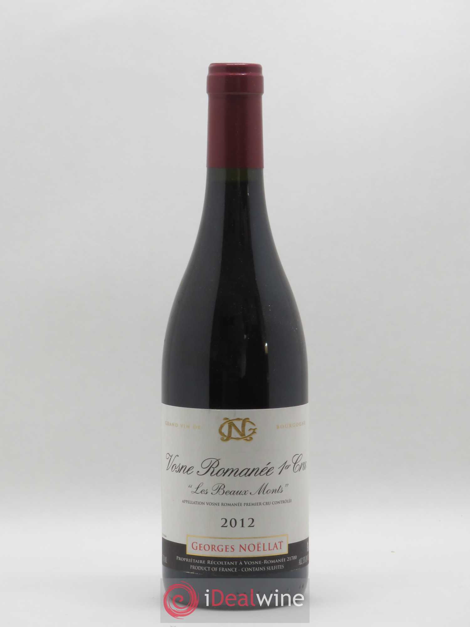 Vosne-Romanée 1er Cru Les Beaux Monts Georges Noëllat (Domaine) 2012 - Lot de 1 bouteille - 0
