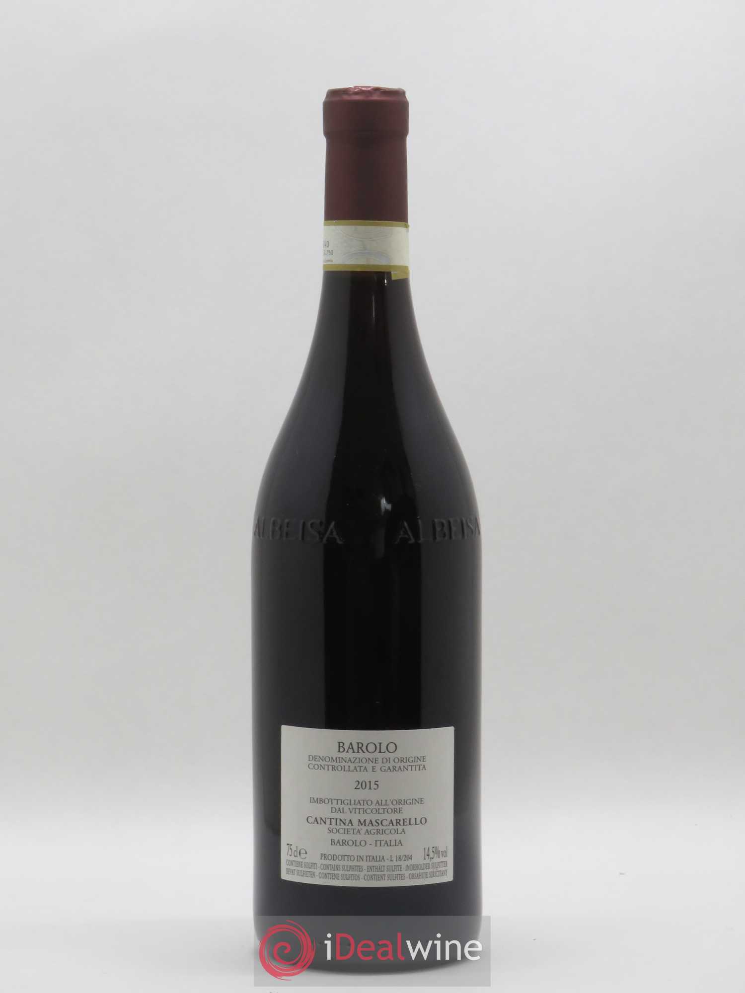 Barolo DOCG Bartolo Mascarello 2015 - Lot de 1 bouteille - 1