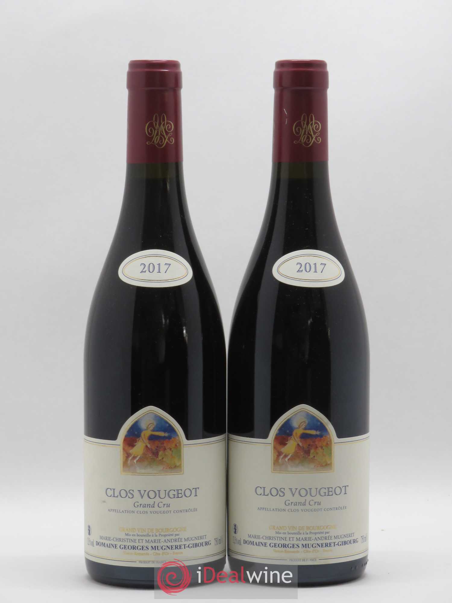 Clos de Vougeot Grand Cru Georges Mugneret-Gibourg (Domaine) 2017 - Lot de 2 bouteilles - 0