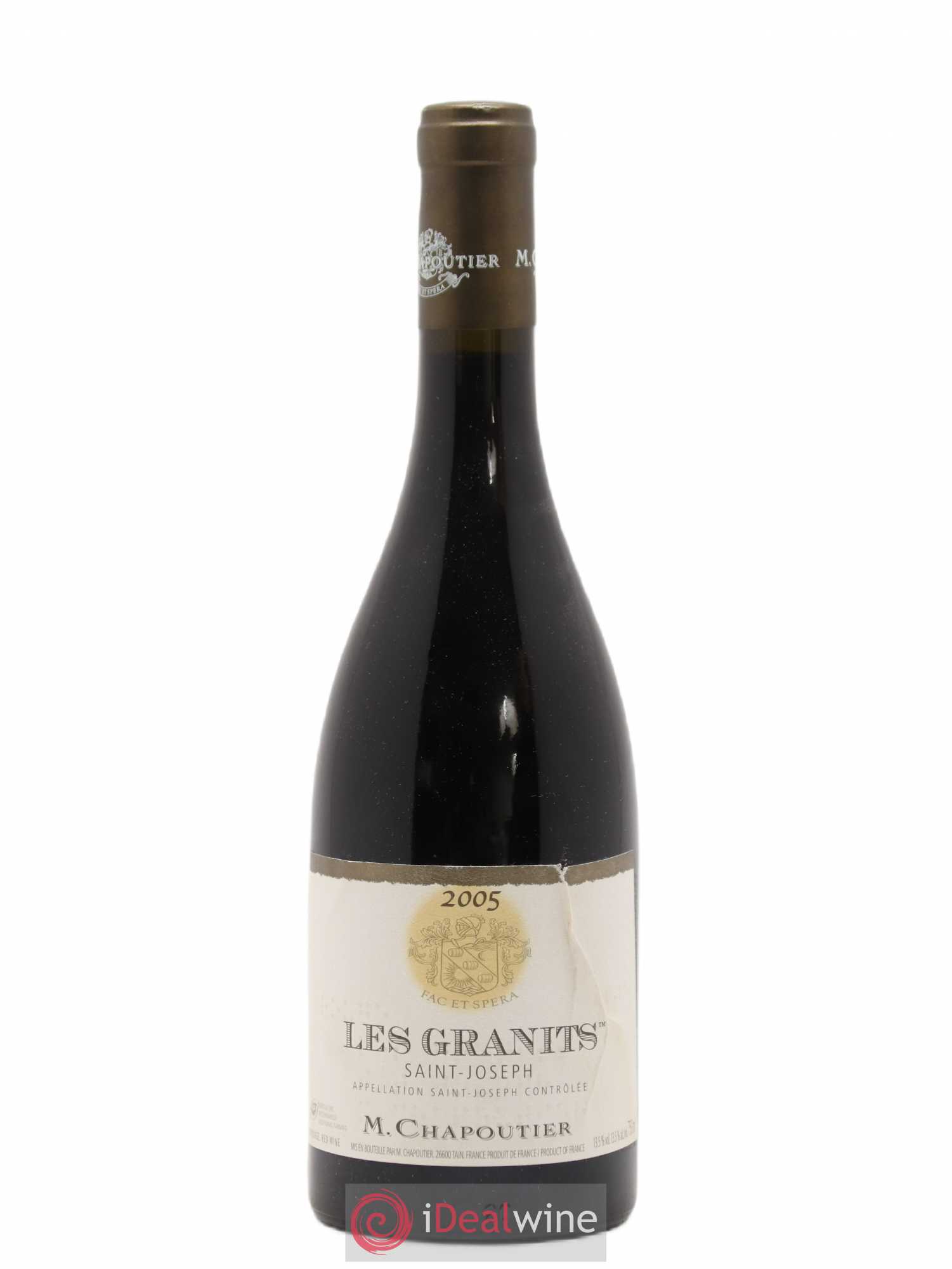 Saint-Joseph Les Granits Chapoutier 2005 - Lot de 1 bouteille - 0
