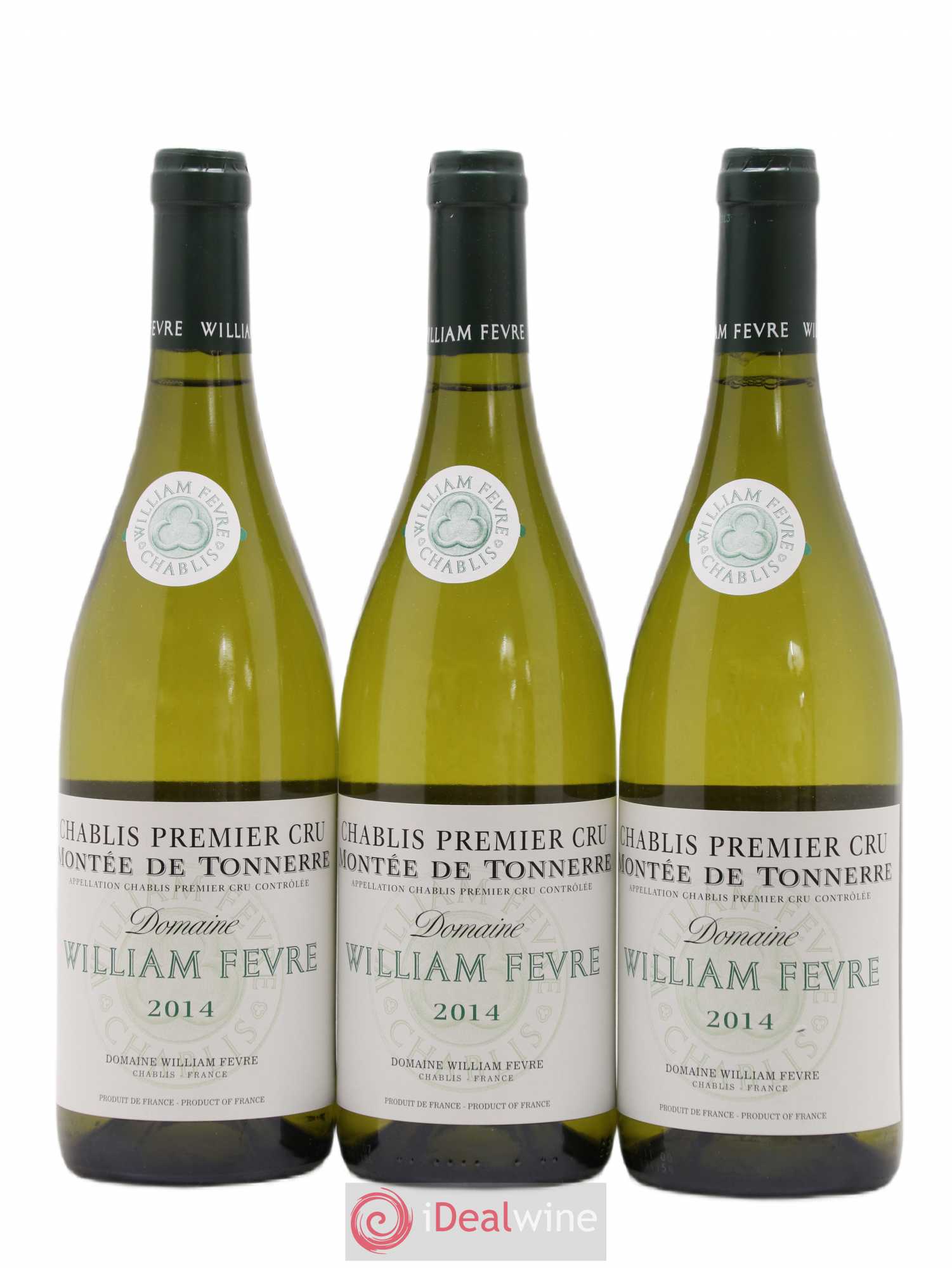 Chablis 1er Cru Montée de Tonnerre William Fèvre 2014 - Lot de 3 bouteilles - 0