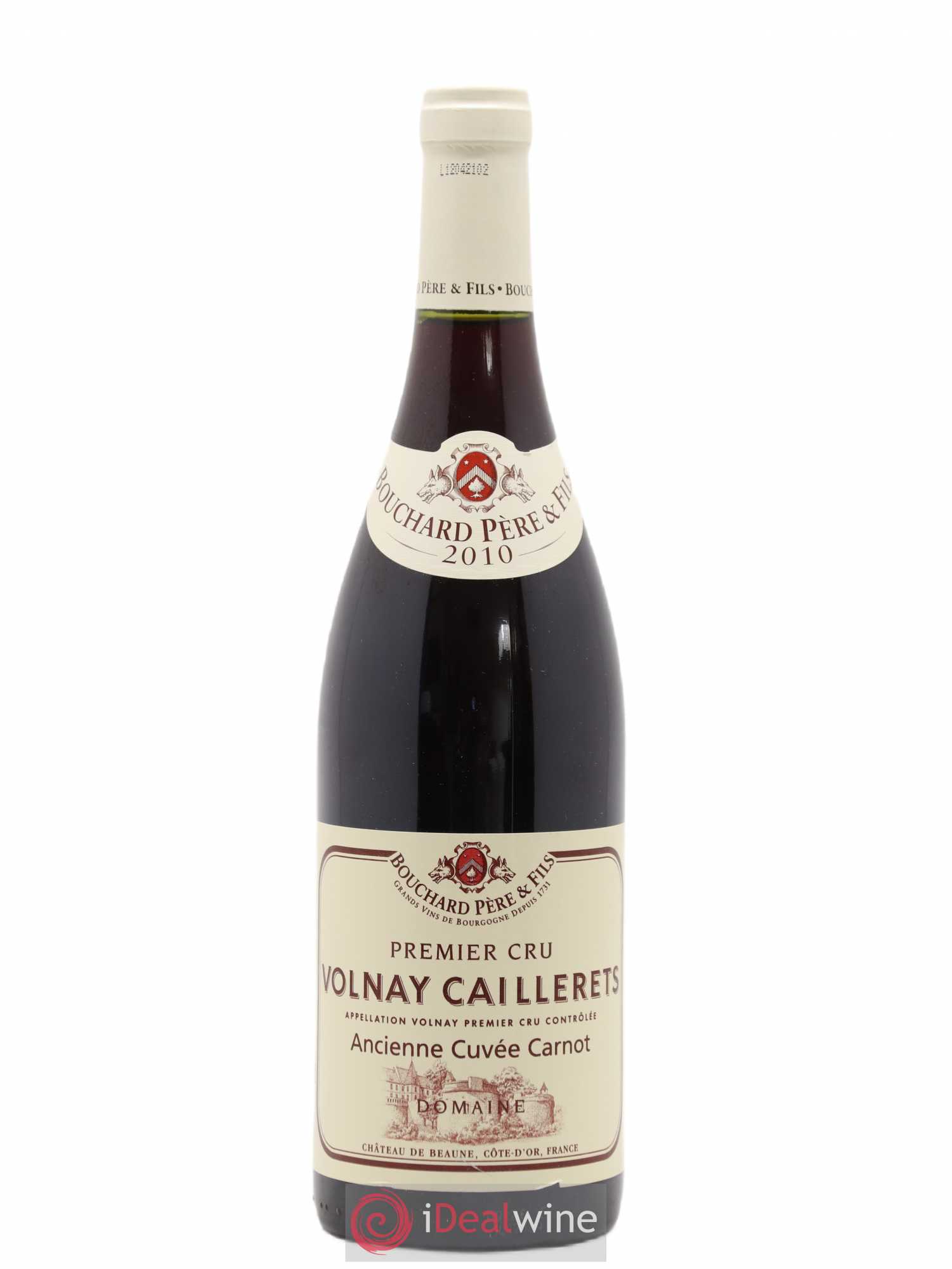 Volnay 1er Cru Caillerets - Ancienne Cuvée Carnot Bouchard Père & Fils 2010 - Lot de 1 bouteille - 0