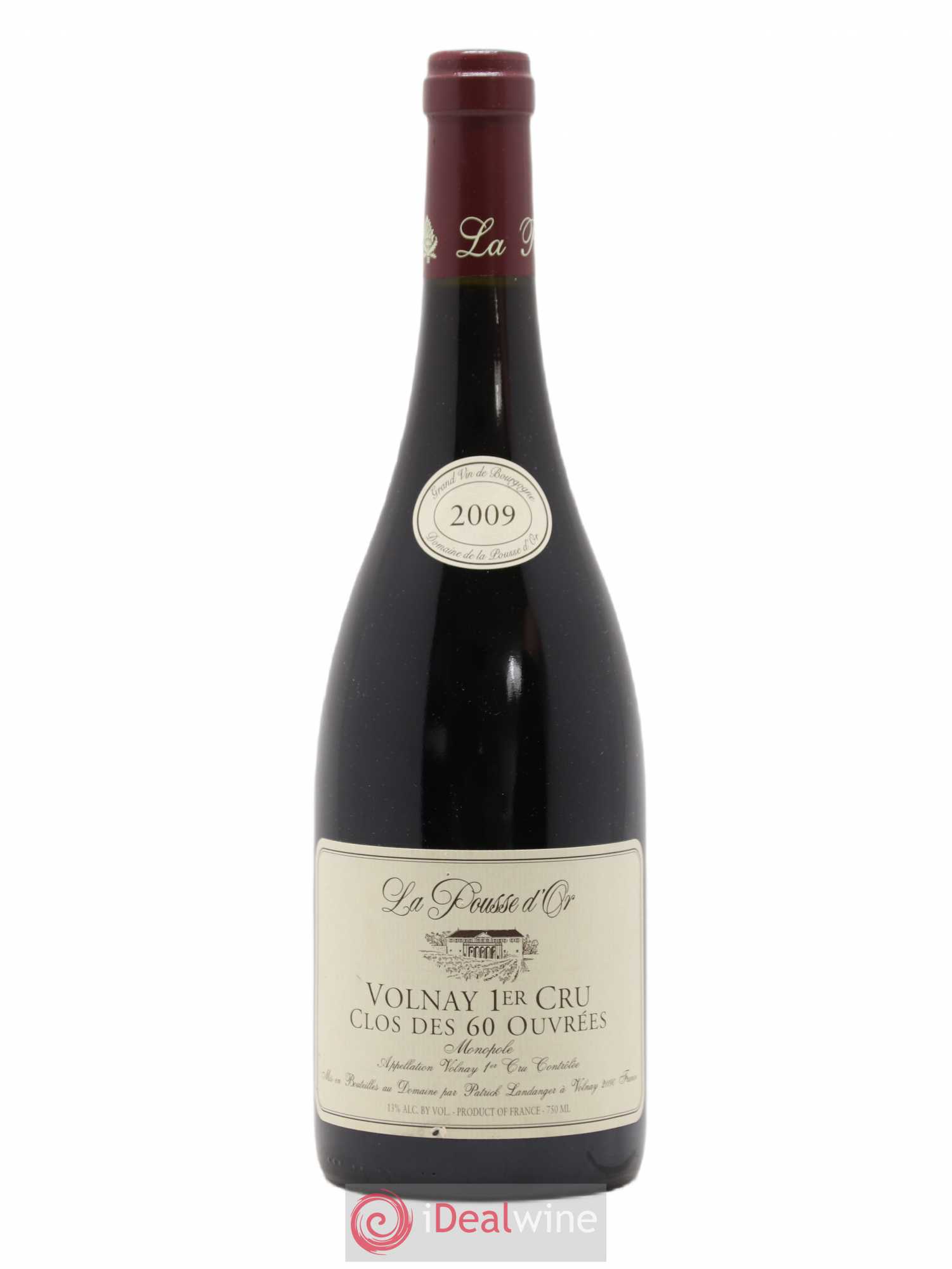 Volnay 1er Cru Clos des 60 ouvrées La Pousse d'Or (Domaine de) 2009 - Lot de 1 bouteille - 0