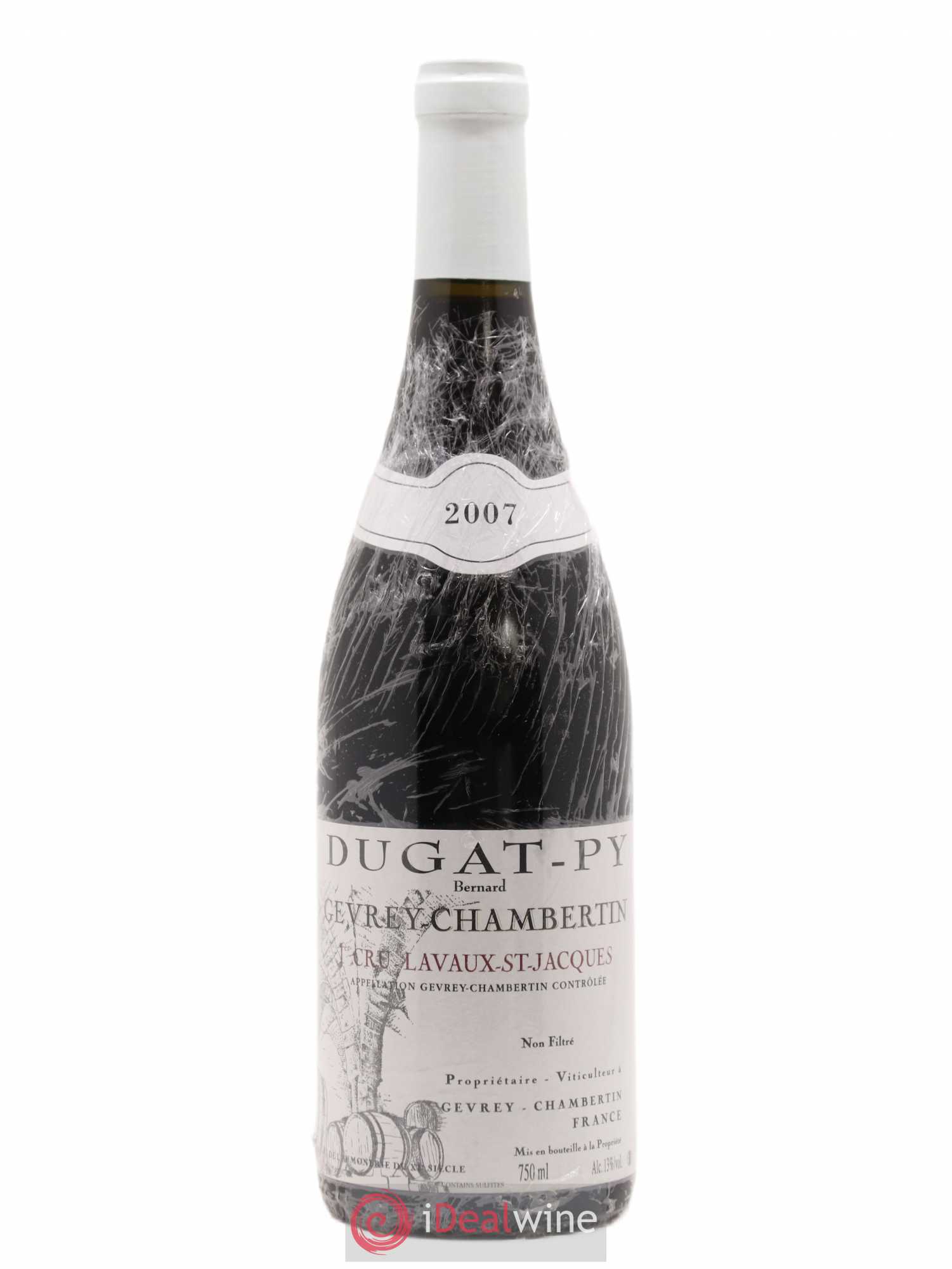 Gevrey-Chambertin 1er Cru Lavaux Saint Jacques Dugat-Py 2007 - Lot de 1 bouteille - 0