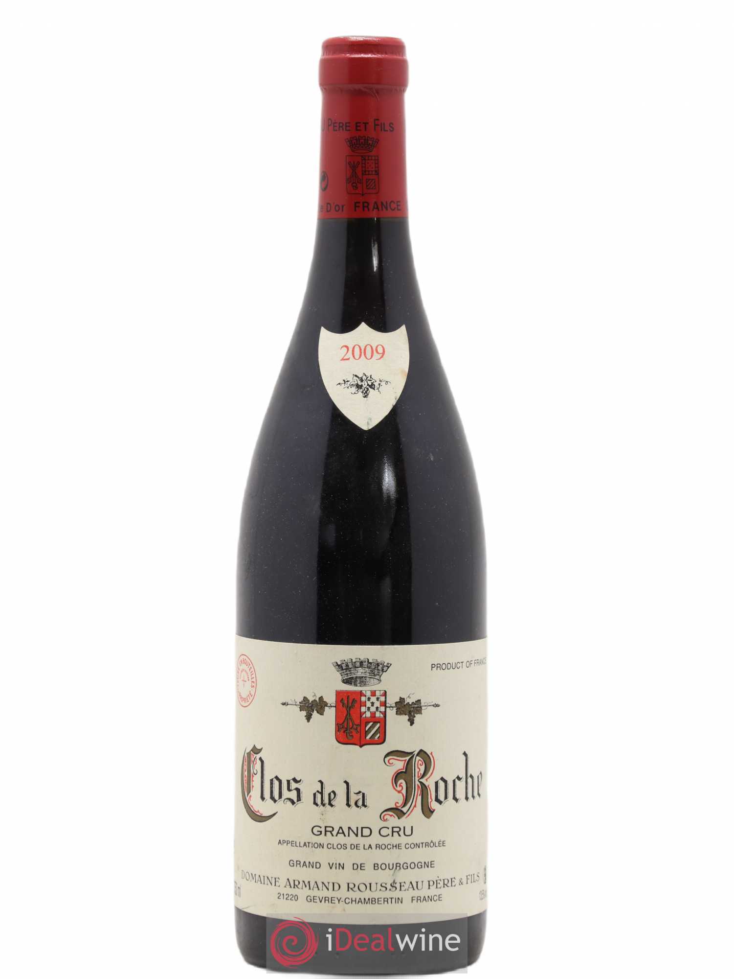 Clos de la Roche Grand Cru Armand Rousseau (Domaine) 2009 - Lot de 1 bouteille - 0