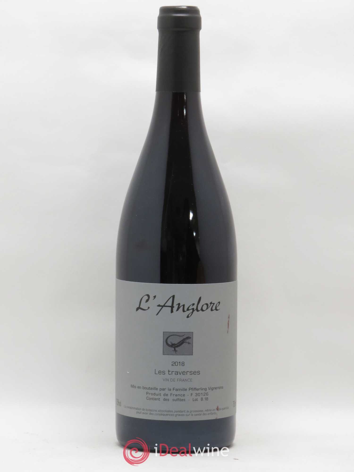 Vin de France Les Traverses L'Anglore 2018 - Lot de 1 bouteille - 0