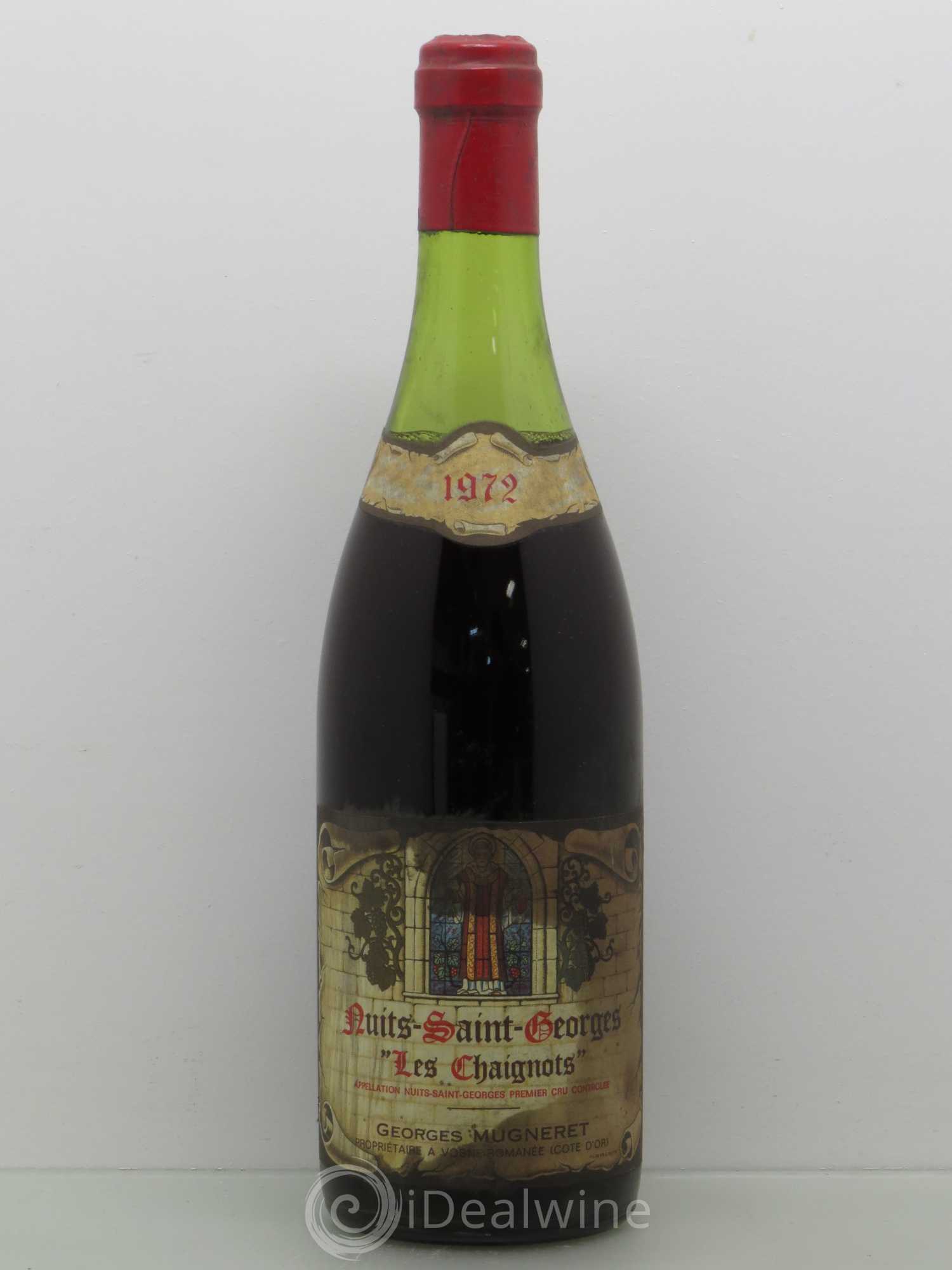 Nuits-Saint-Georges 1er Cru Les Chaignots Georges Mugneret (Domaine) 1972 - Lot de 1 bouteille - 0