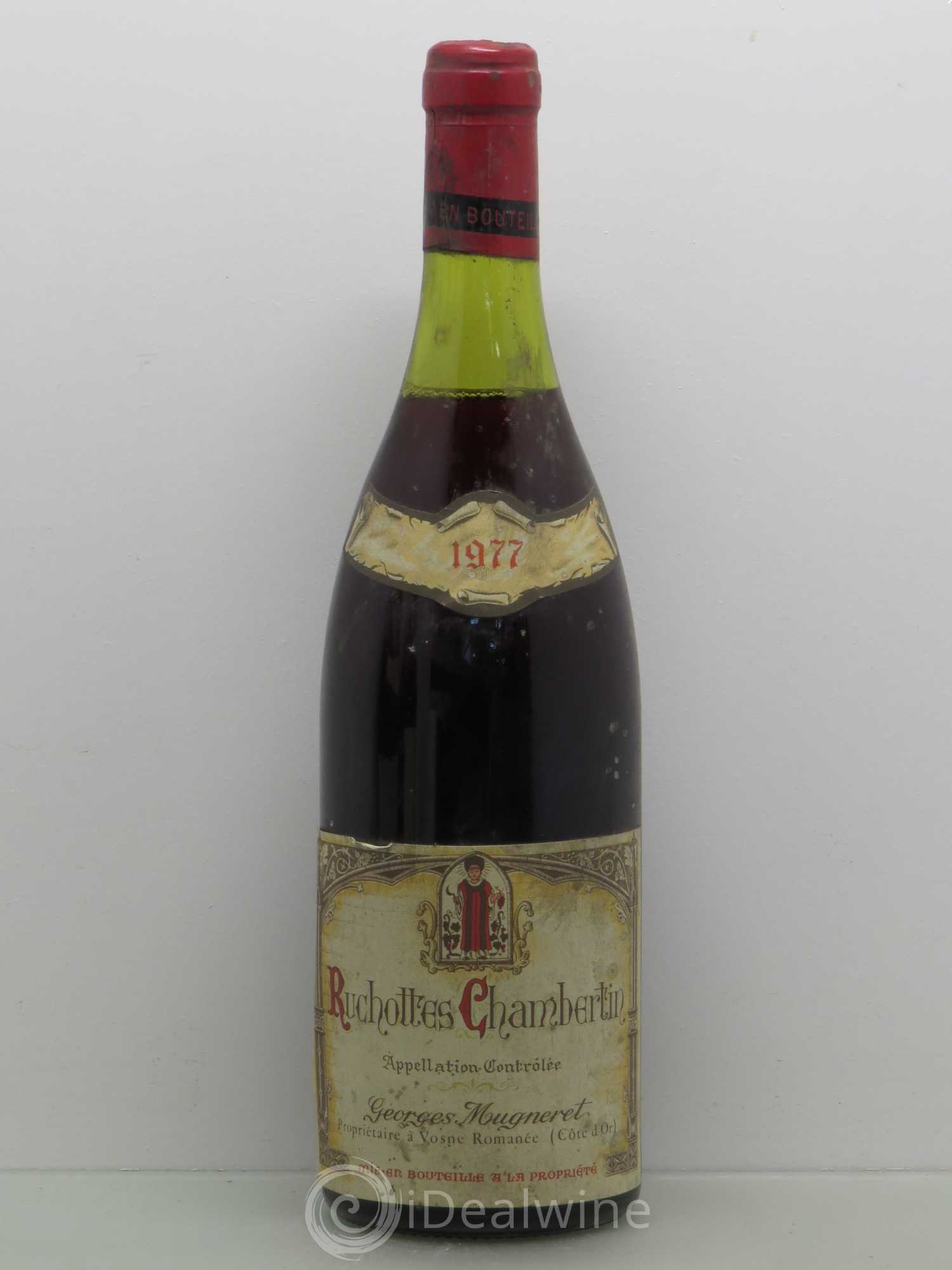 Ruchottes-Chambertin Grand Cru Georges Mugneret (Domaine) Mugneret Gibourg 1977 - Posten von 1 Flasche - 0