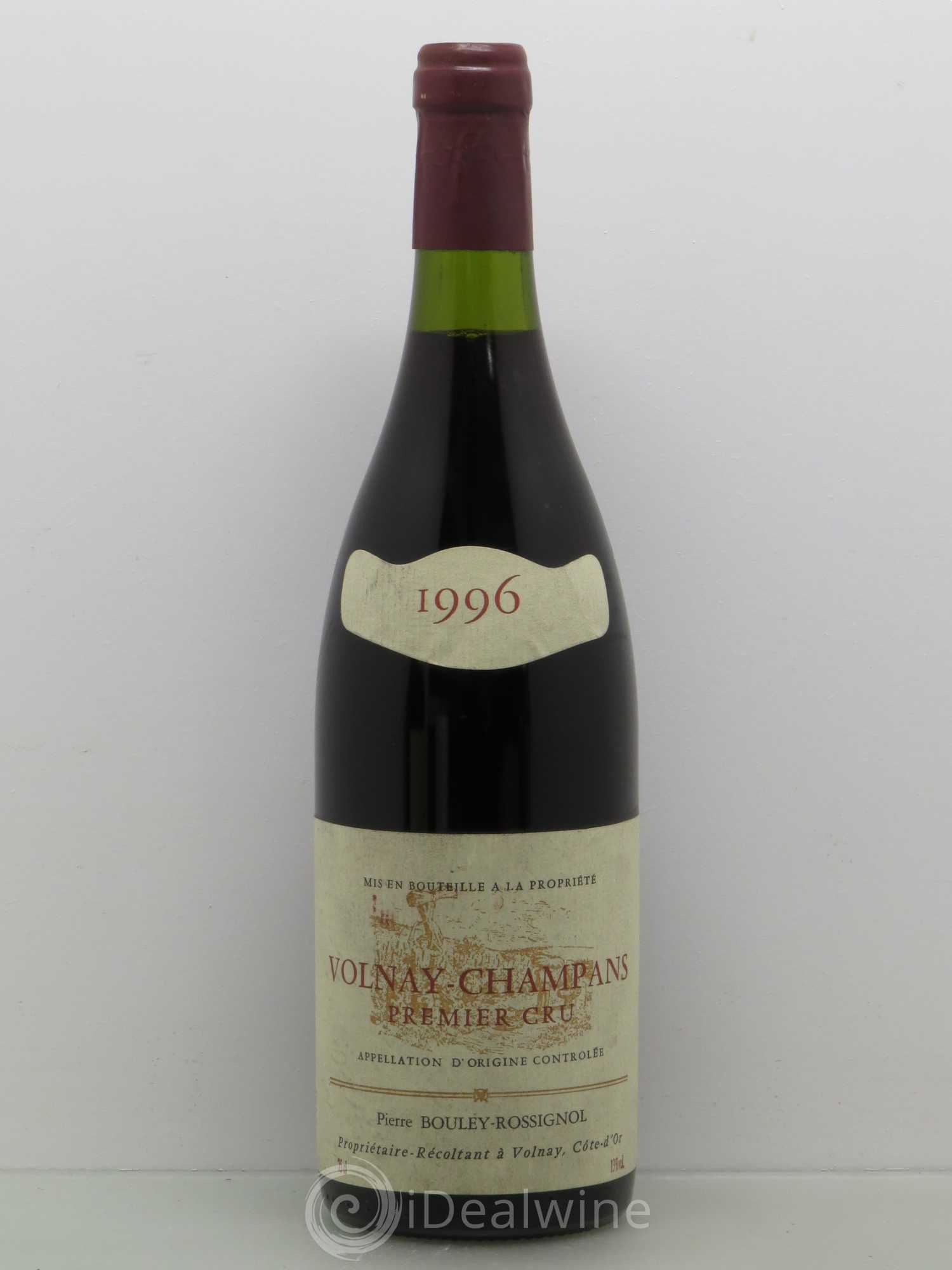 Volnay 1er Cru Champans Bouley Rossignol 1996 - Lot de 1 bouteille - 0