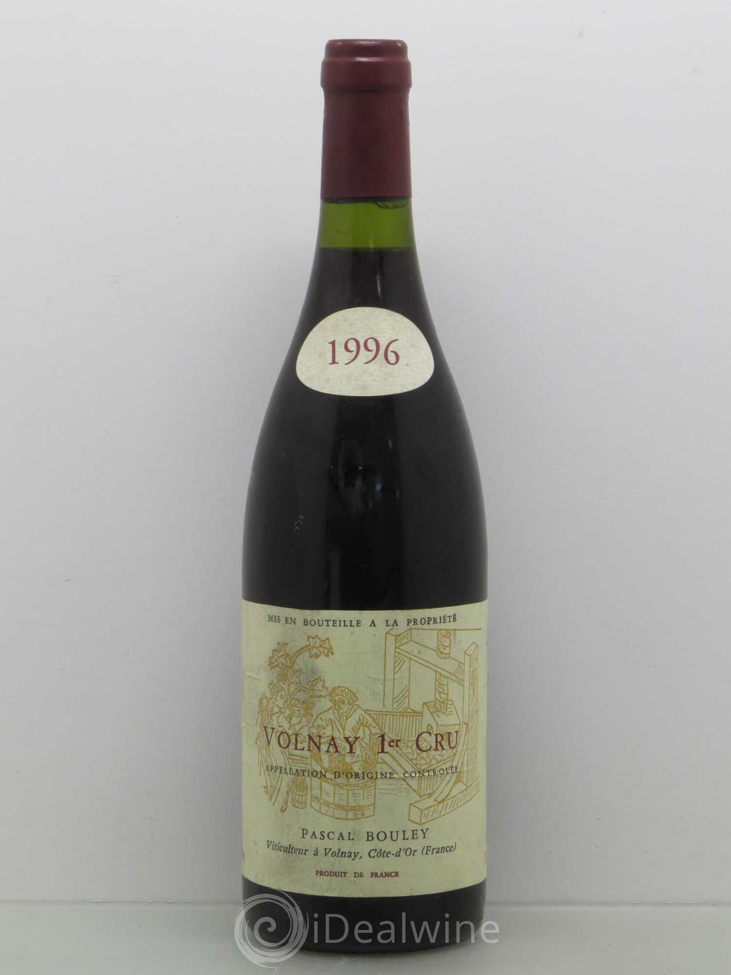 Volnay 1er Cru Pascal Bouley 1996 - Lot de 1 bouteille - 0