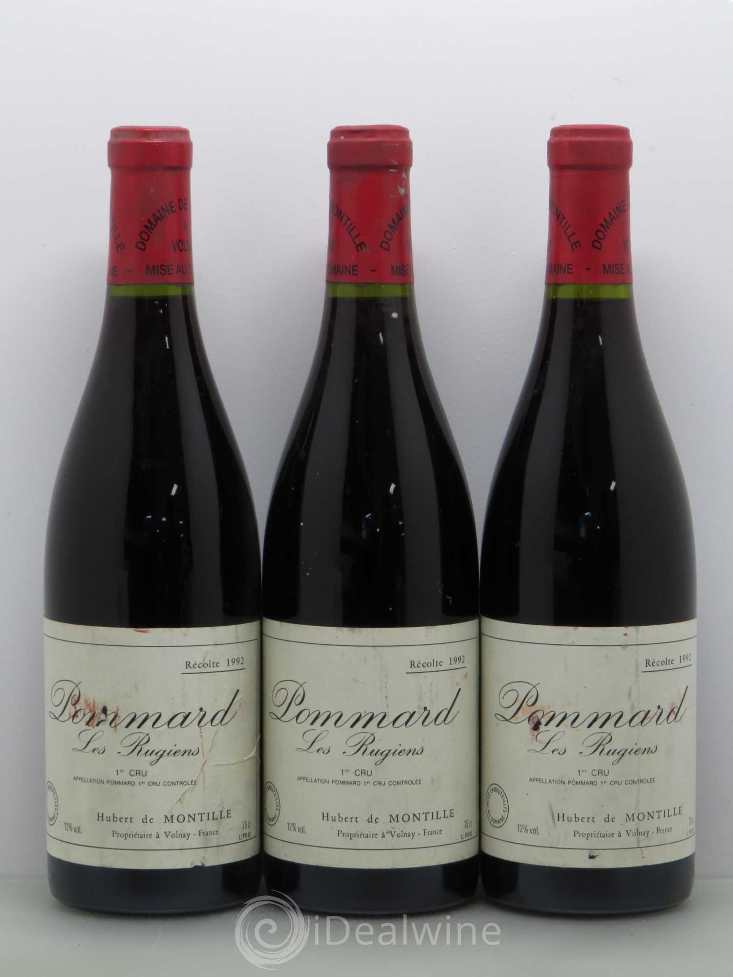Pommard 1er Cru Les Rugiens-bas De Montille (Domaine) Bas 1992 - Lot de 6 bouteilles - 2