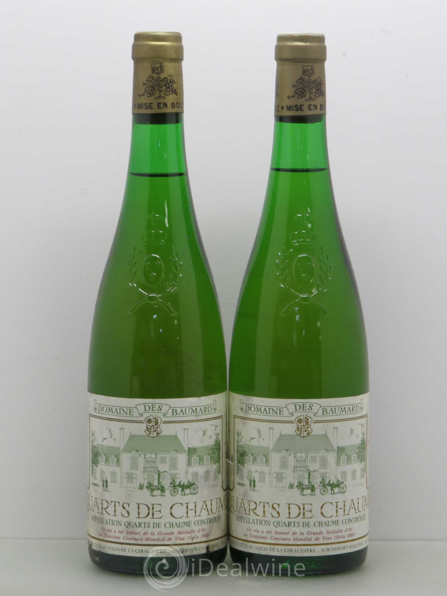 Quarts de Chaume Baumard (Domaine des) 1978 - Lotto di 2 bottiglie - 0
