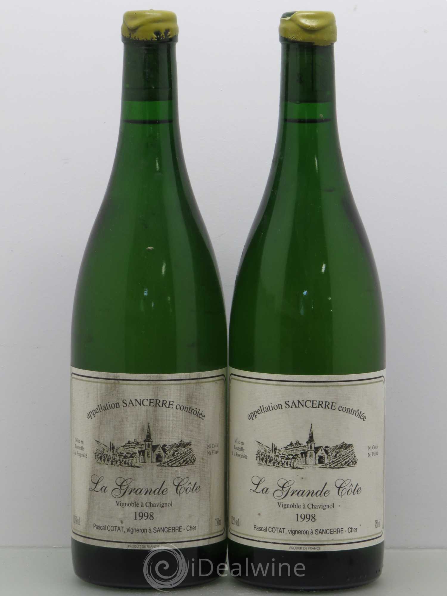 Sancerre La Grande Côte François Cotat 1998 - Lot de 2 bouteilles - 0