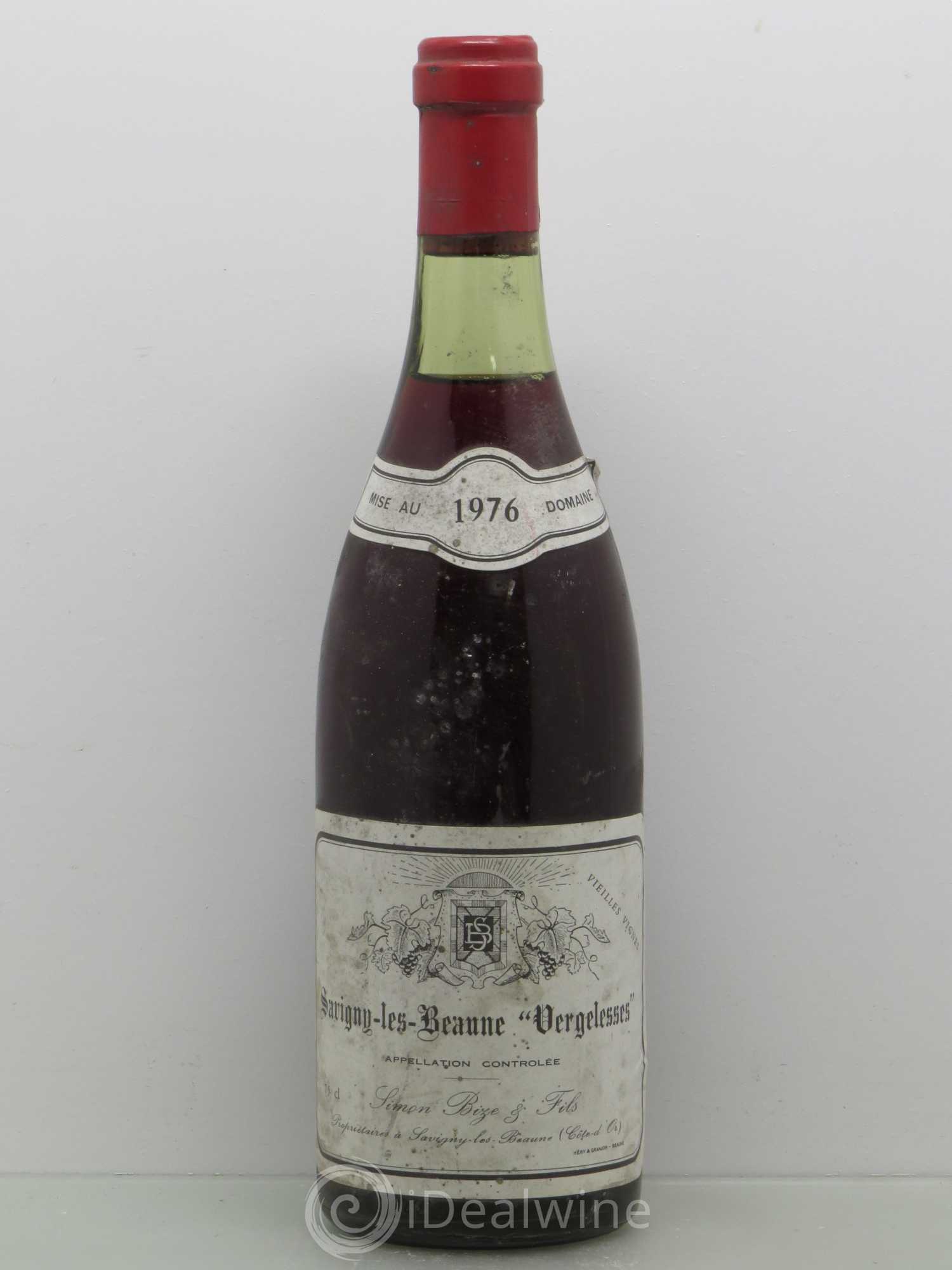 Savigny-lès-Beaune 1er Cru Aux Vergelesses Simon Bize & Fils 1976 - Lot de 1 bouteille - 0