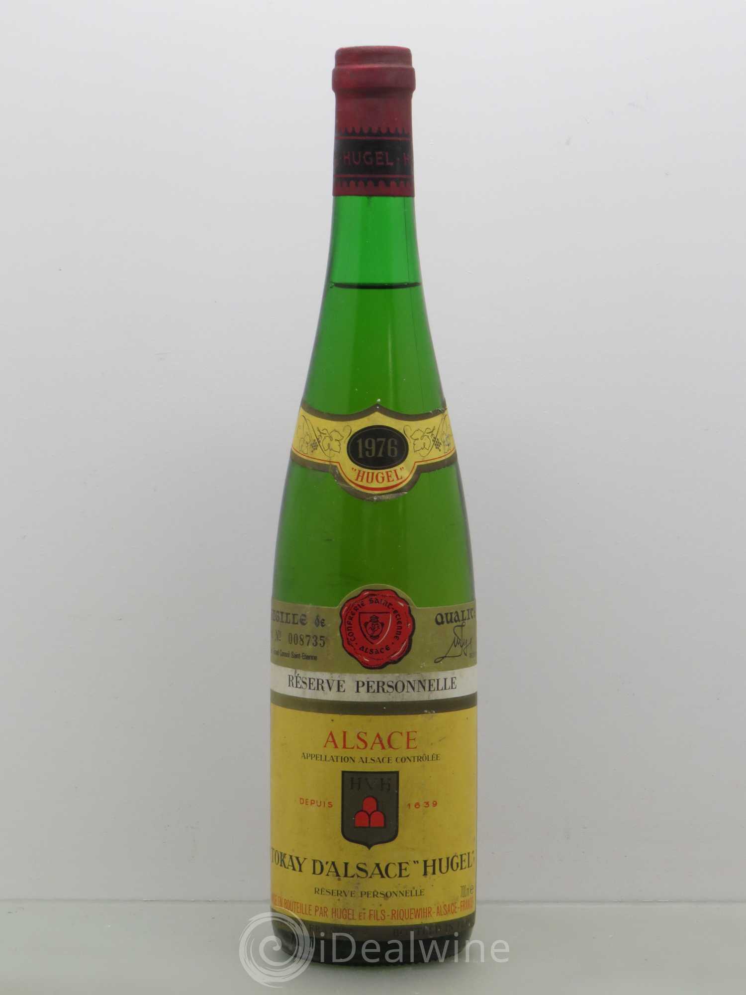 Pinot Gris Reserve personnelle Hugel 1976 - Posten von 1 Flasche - 0