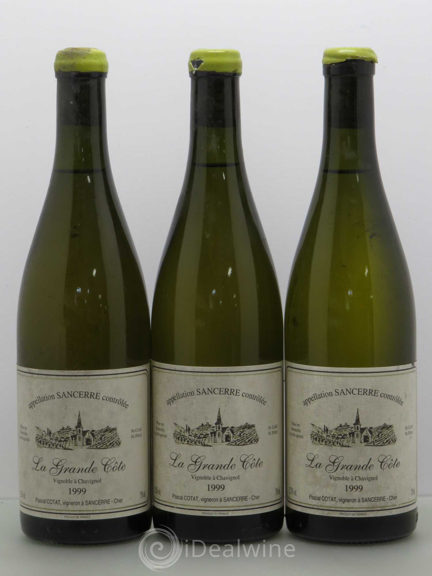 Sancerre La Grande Côte François Cotat 1999 - Lot de 3 bouteilles - 0