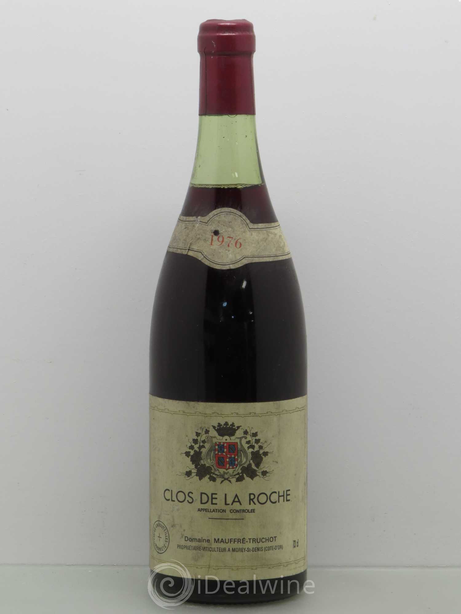 Clos de la Roche Grand Cru Mauffrey Truchot 1976 - Posten von 1 Flasche - 0