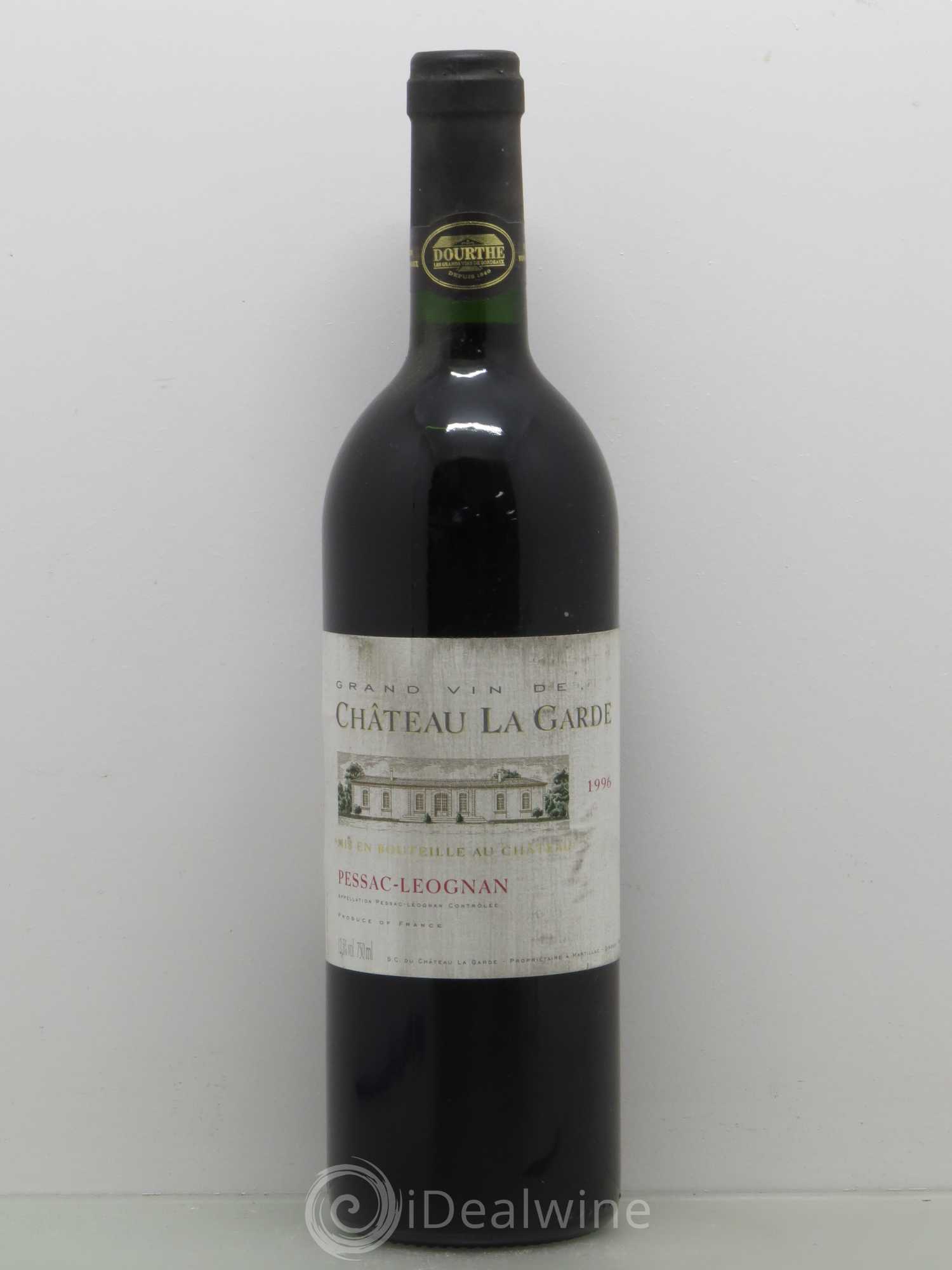 Château la Garde 1996 - Lot de 1 bouteille - 0