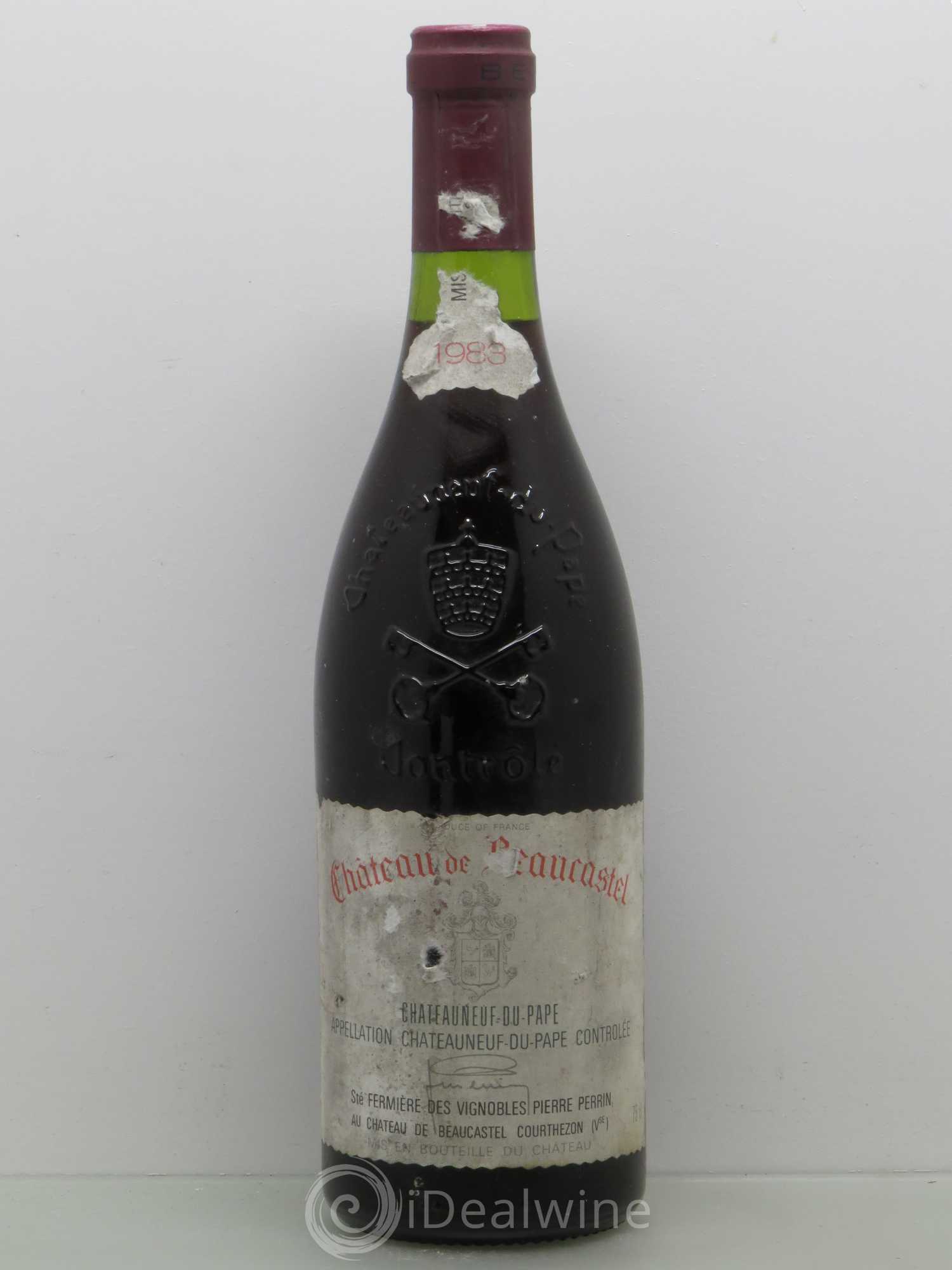 Châteauneuf-du-Pape Château de Beaucastel Famille Perrin 1983 - Lot de 1 bouteille - 0