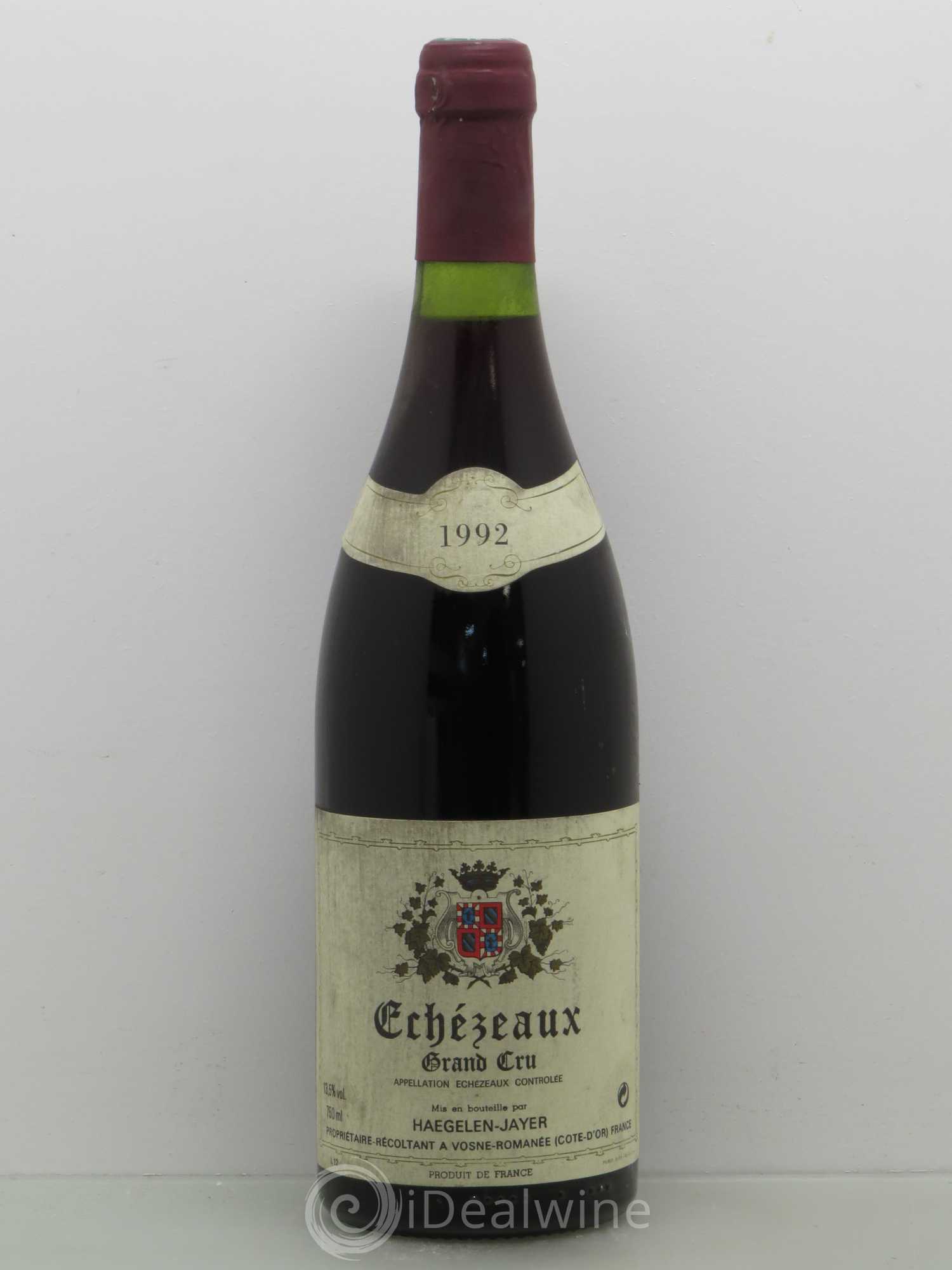 Echezeaux Grand Cru Haegelen Jayer 1992 - Lot de 1 bouteille - 0