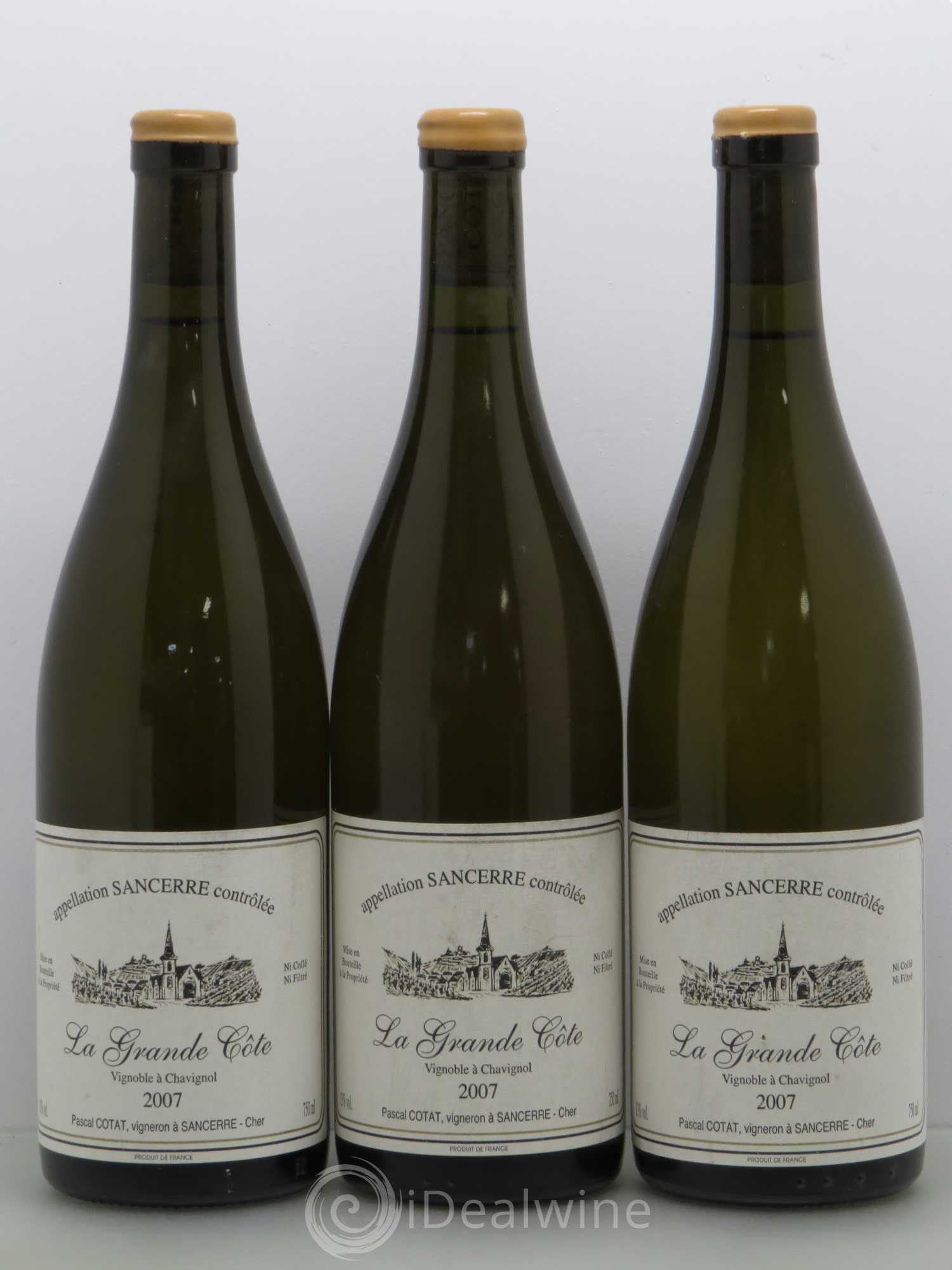 Sancerre La Grande Côte François Cotat 2007 - Lot de 3 bouteilles - 0