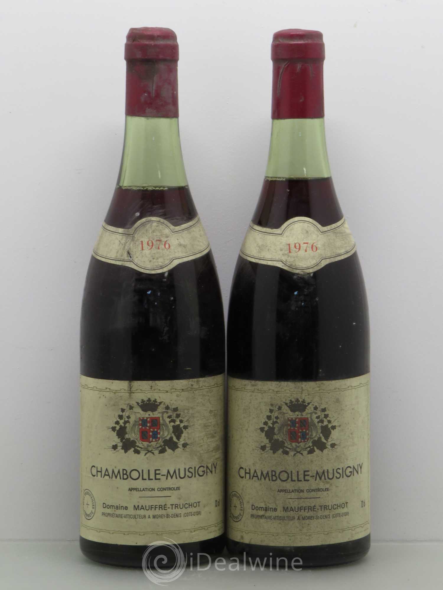 Chambolle-Musigny Mauffrey Truchot 1976 - Posten von 2 Flaschen - 0