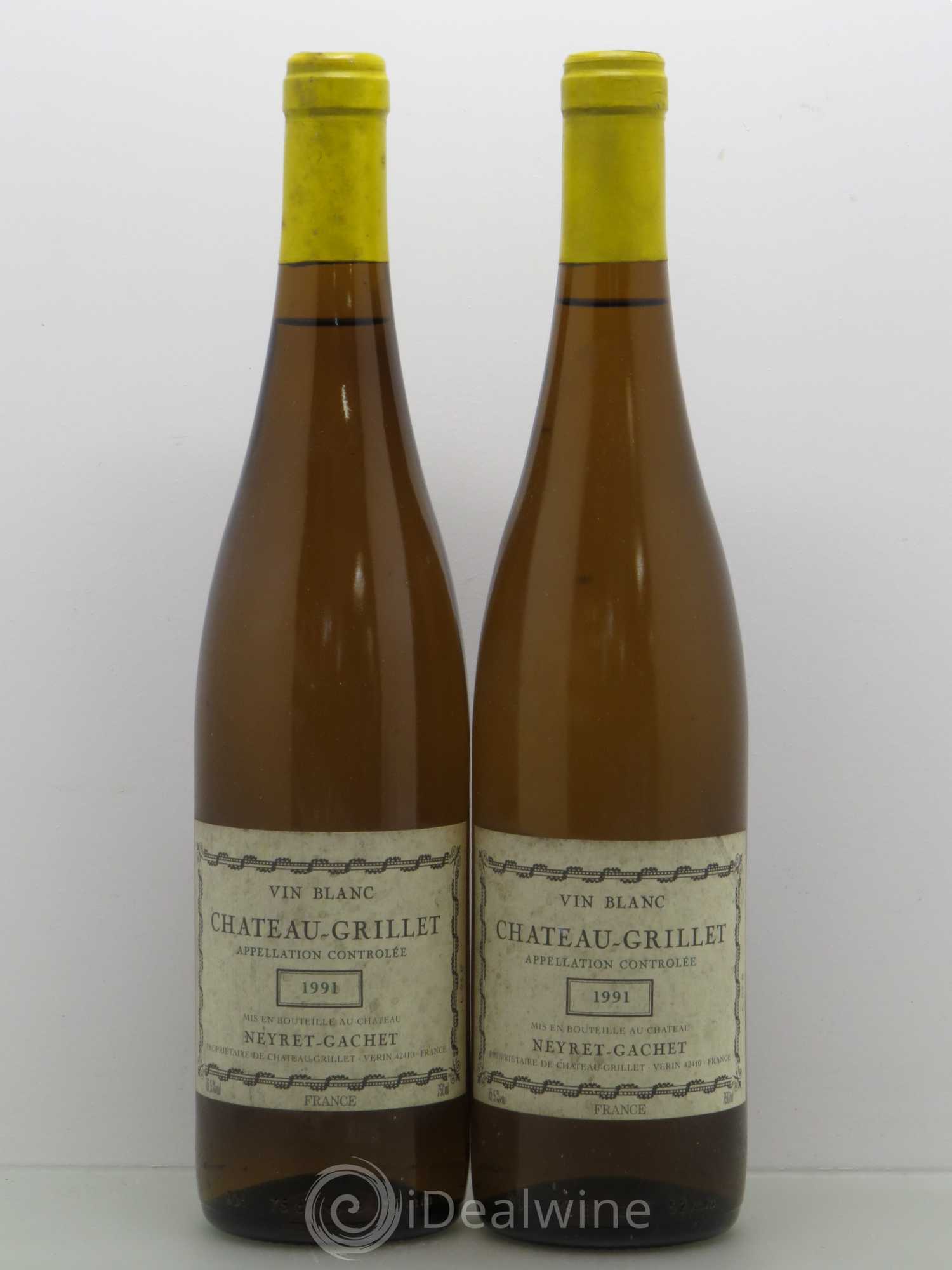 Château Grillet Château-Grillet 1991 - Lot de 2 bouteilles - 0