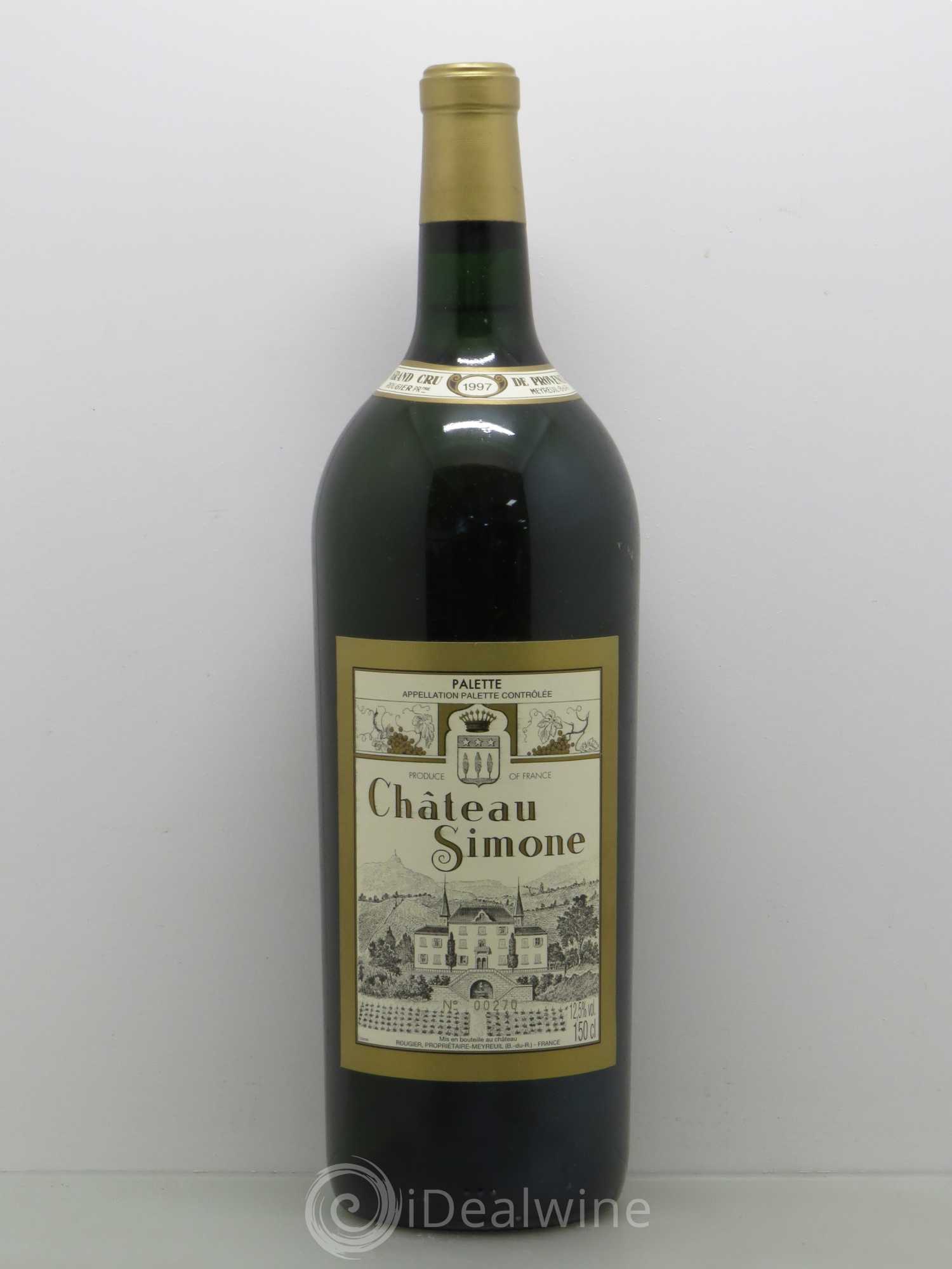 Palette Château Simone Famille Rougier 1997 - Posten von 1 Magnum - 0