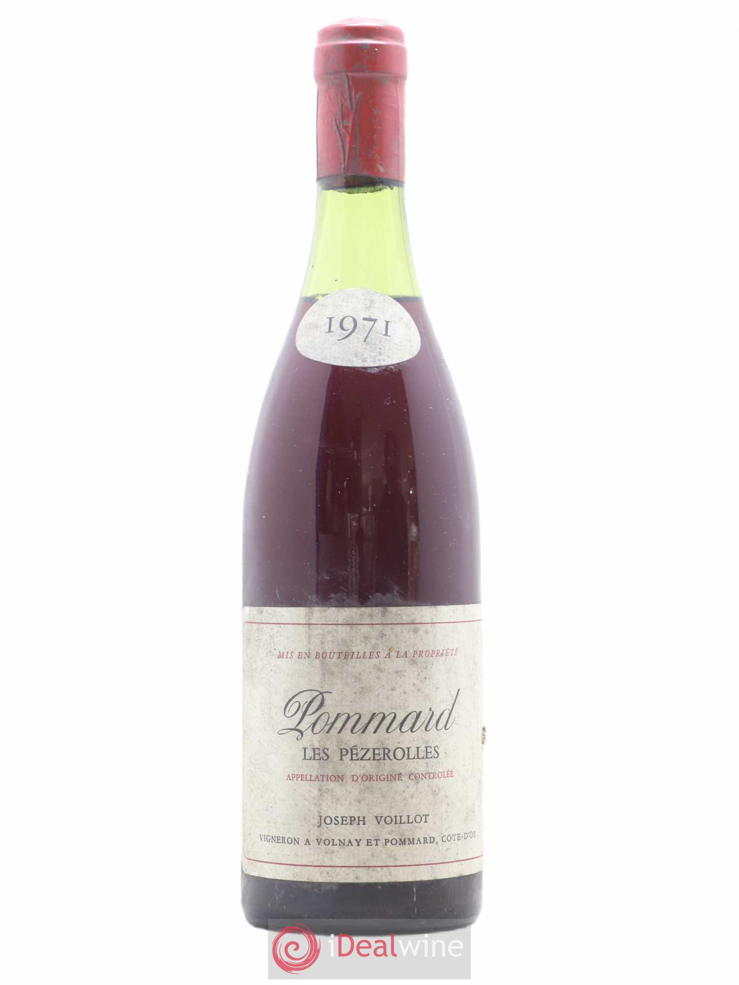 Pommard 1er Cru Les Pèzerolles Joseph Voillot (Domaine) 1971 - Lot de 1 bouteille - 0