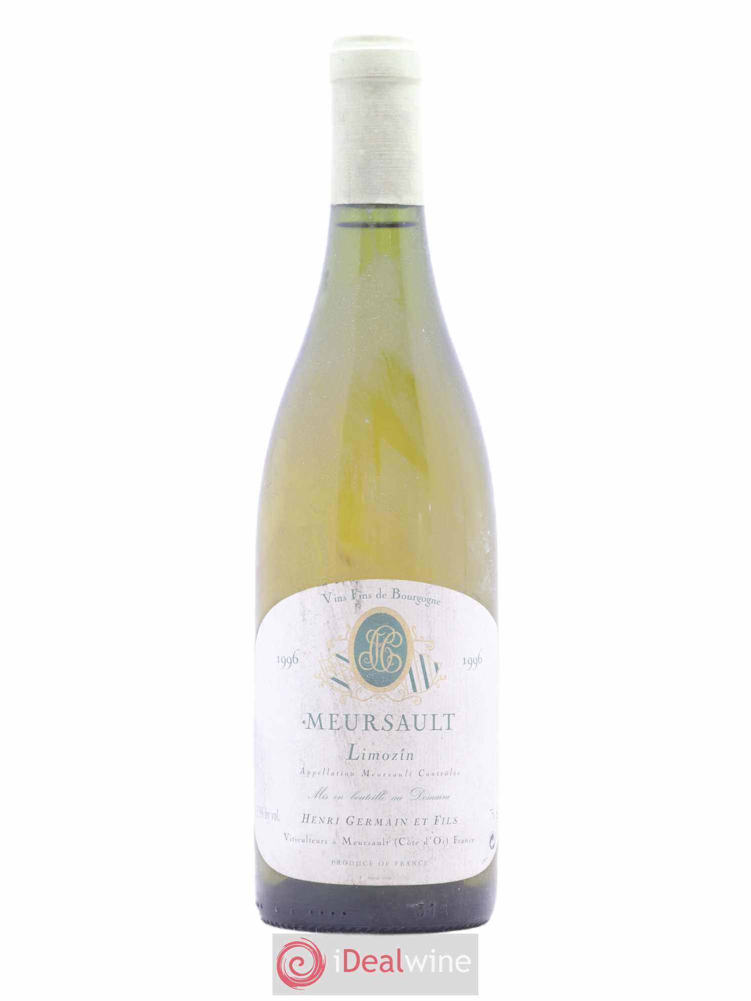 Meursault Limozin Henri Germain 1996 - Lot de 1 bouteille - 0