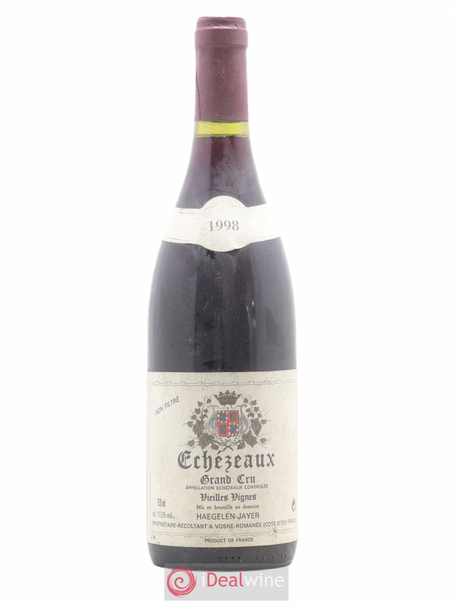 Echezeaux Grand Cru Vieilles Vignes Haegelen-Jayer 1998 - Posten von 1 Flasche - 0