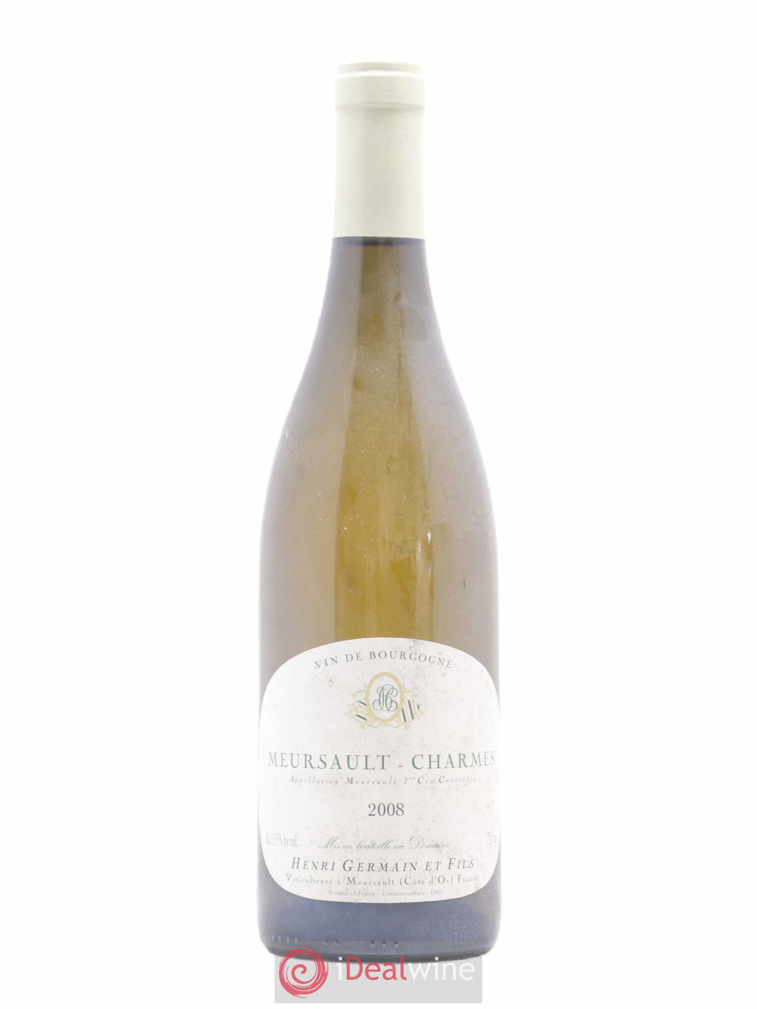 Meursault 1er Cru Charmes Henri Germain 2008 - Lot de 1 bouteille - 0